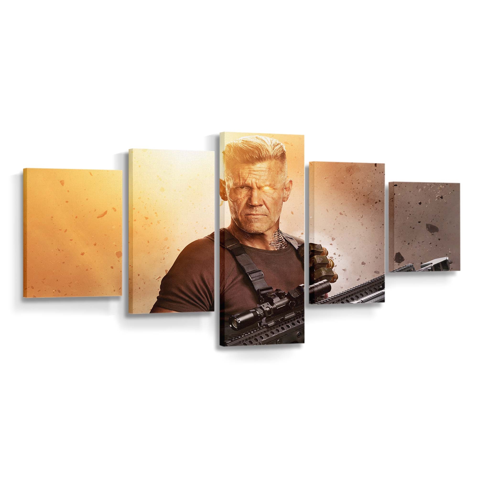 Cable Deadpool Leinwandbild - Marvel Wanddeko