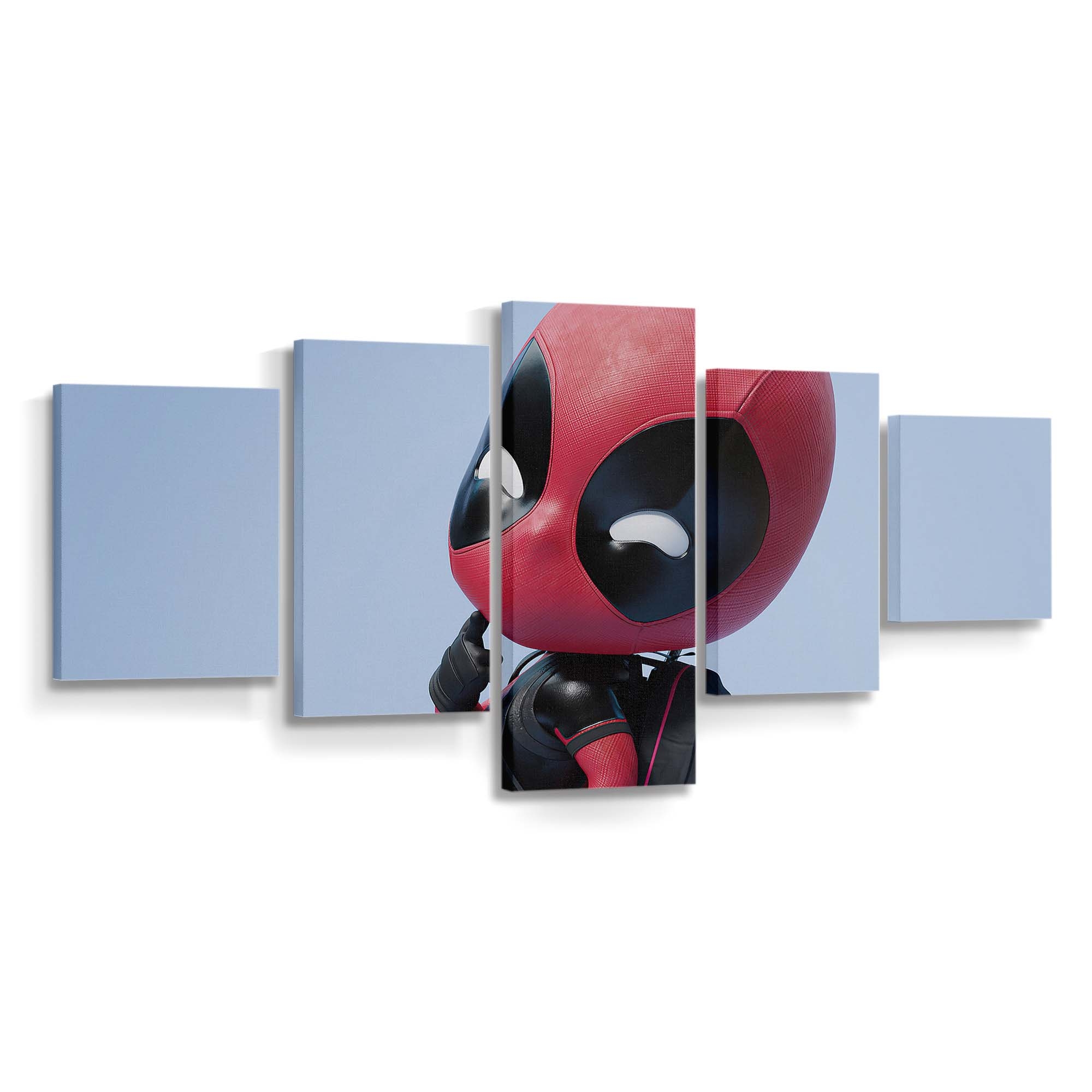 Chibi Deadpool 2020 Leinwandbild - Marvel Wanddeko