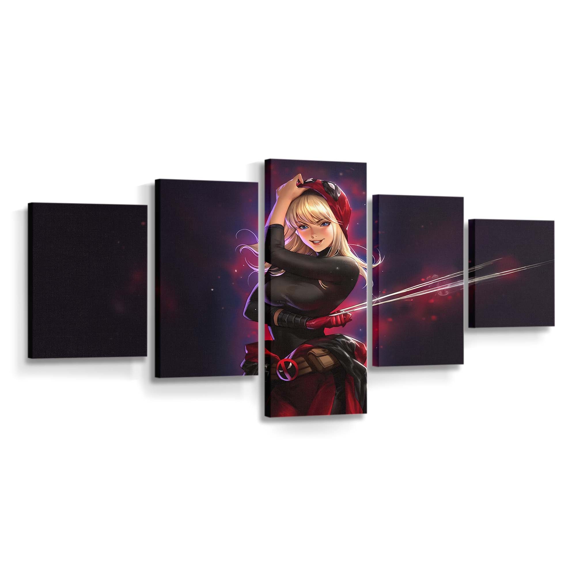 Deadly Grac Edge of Spider Verse Leinwandbild - Marvel Wanddeko