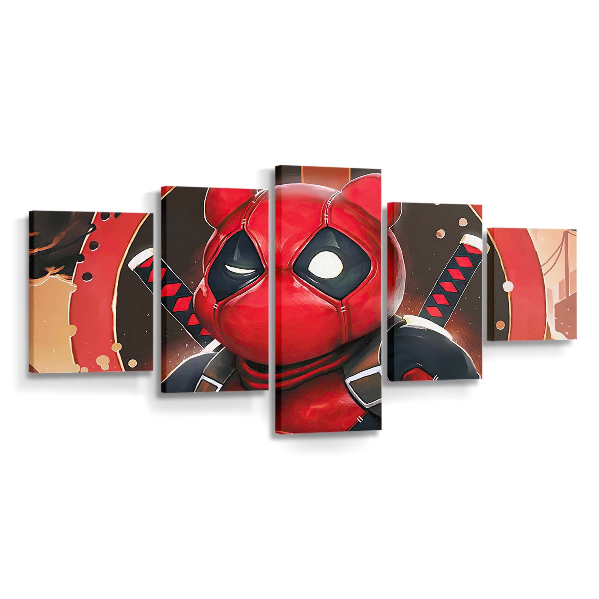 Deadpooh Leinwandbild - Marvel Wanddeko