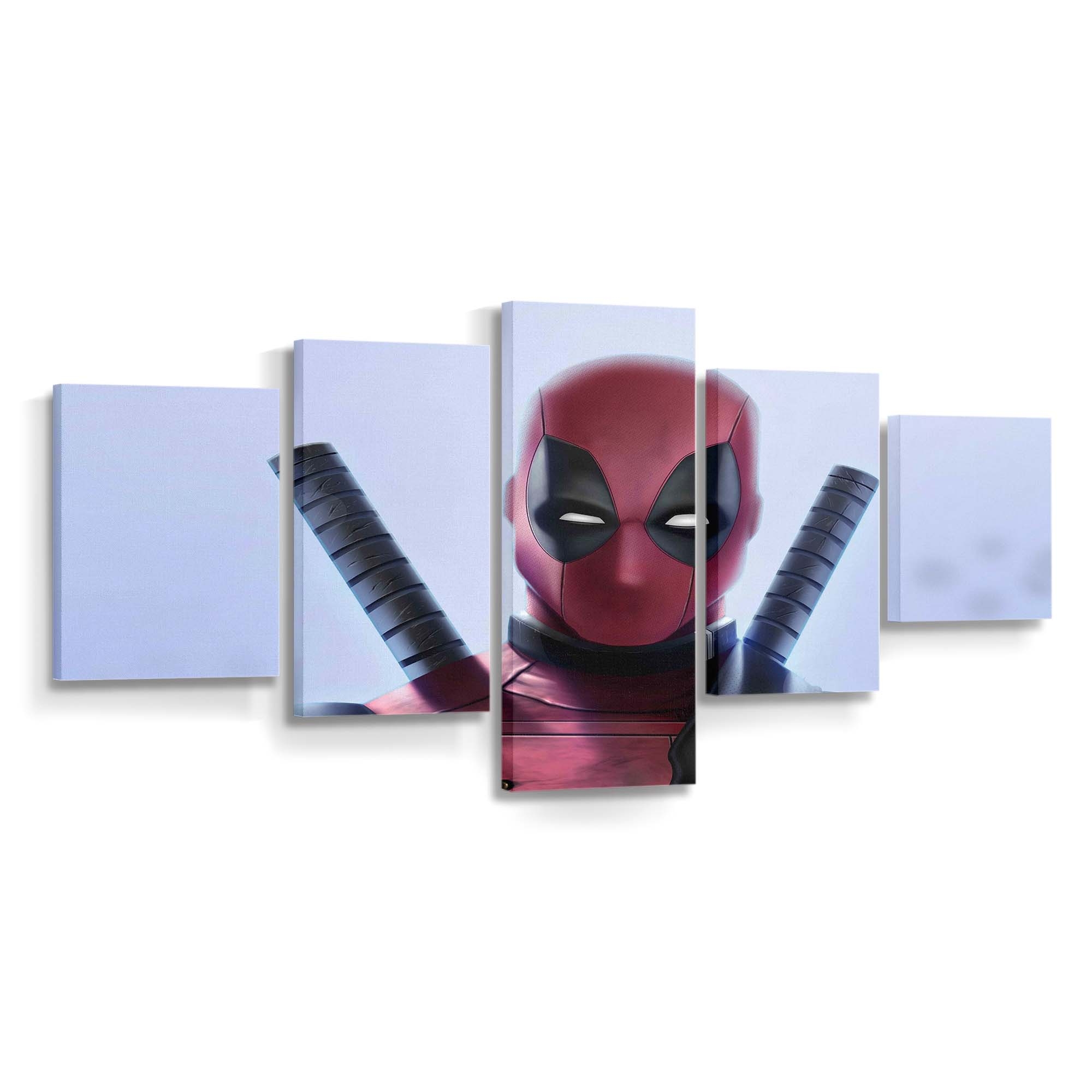 Deadpool Artwork Leinwandbild - Marvel Wanddeko