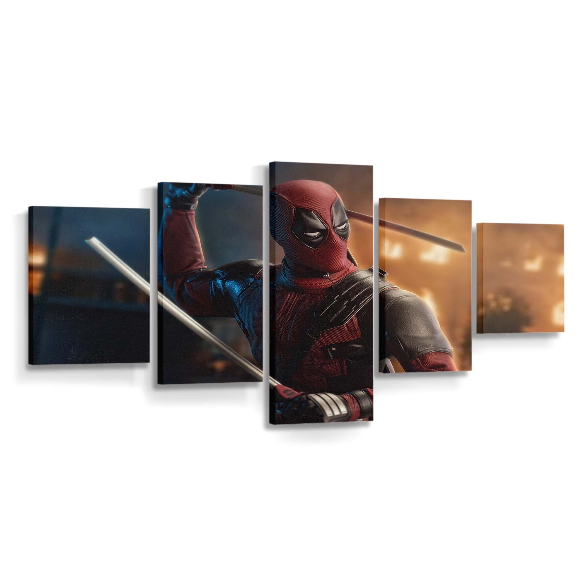 Deadpool 2 Artwork 2 Leinwandbild - Marvel Wanddeko