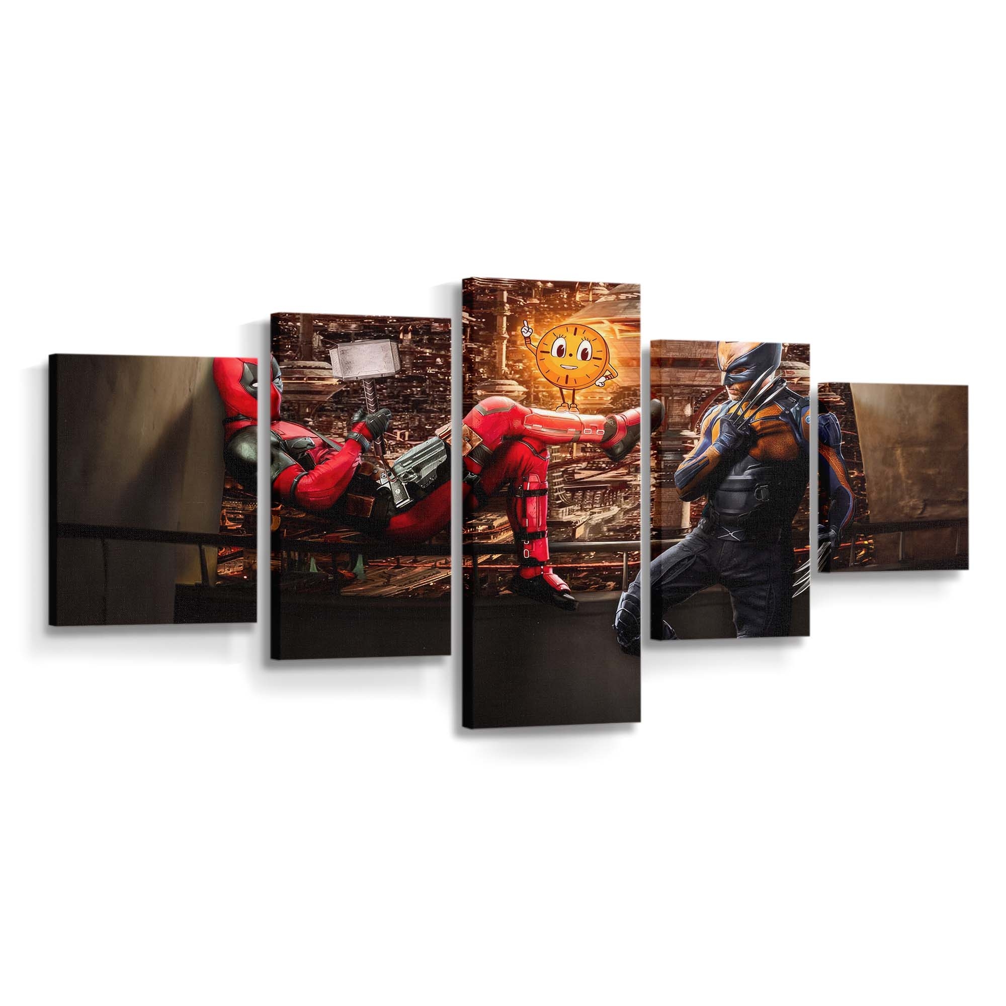 Deadpool 3 2024 Artwork Leinwandbild - Marvel Wanddeko