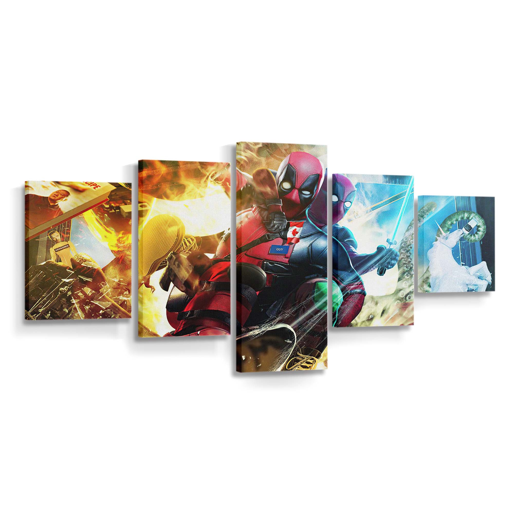 Deadpool 3 2 Leinwandbild - Marvel Wanddeko