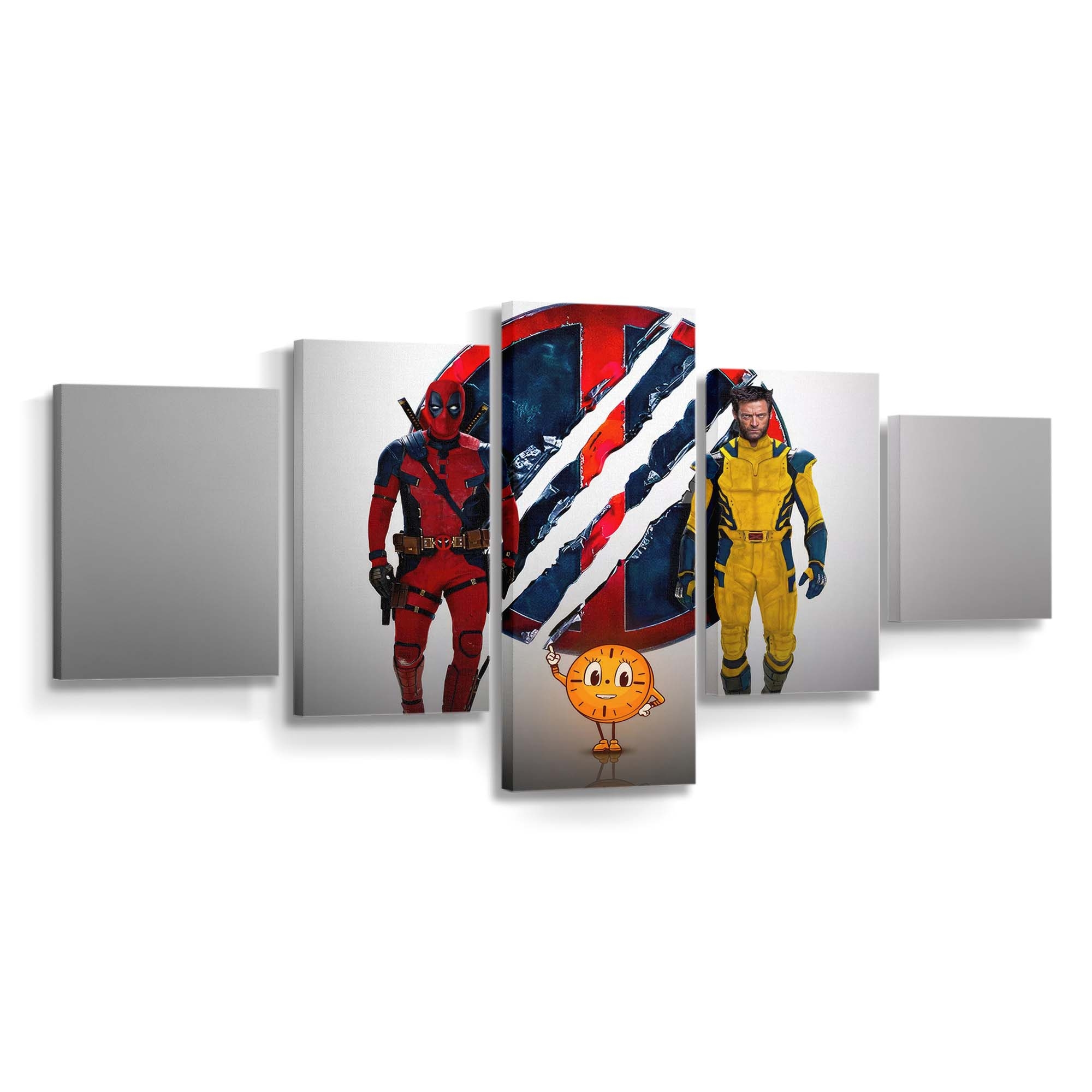 Deadpool 3 Comic Art Leinwandbild - Marvel Wanddeko