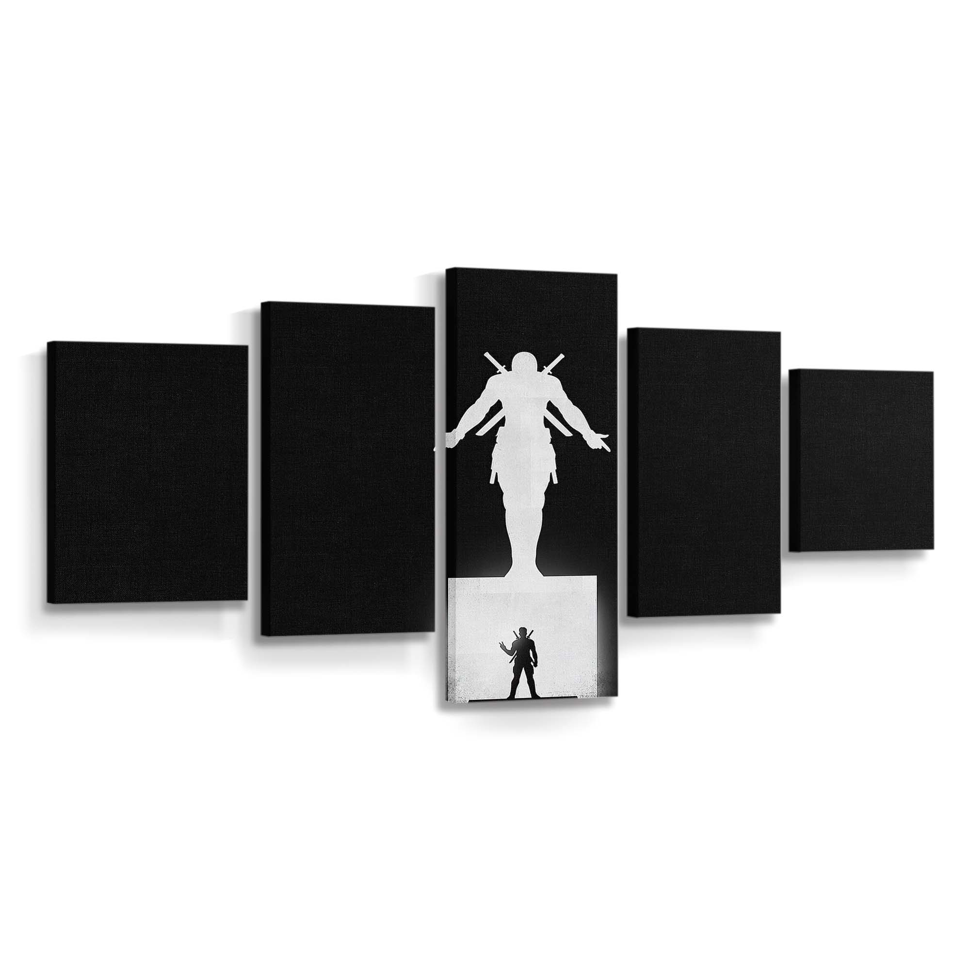 Deadpool Minimalismus 2020 2 Leinwandbild - Marvel Wanddeko