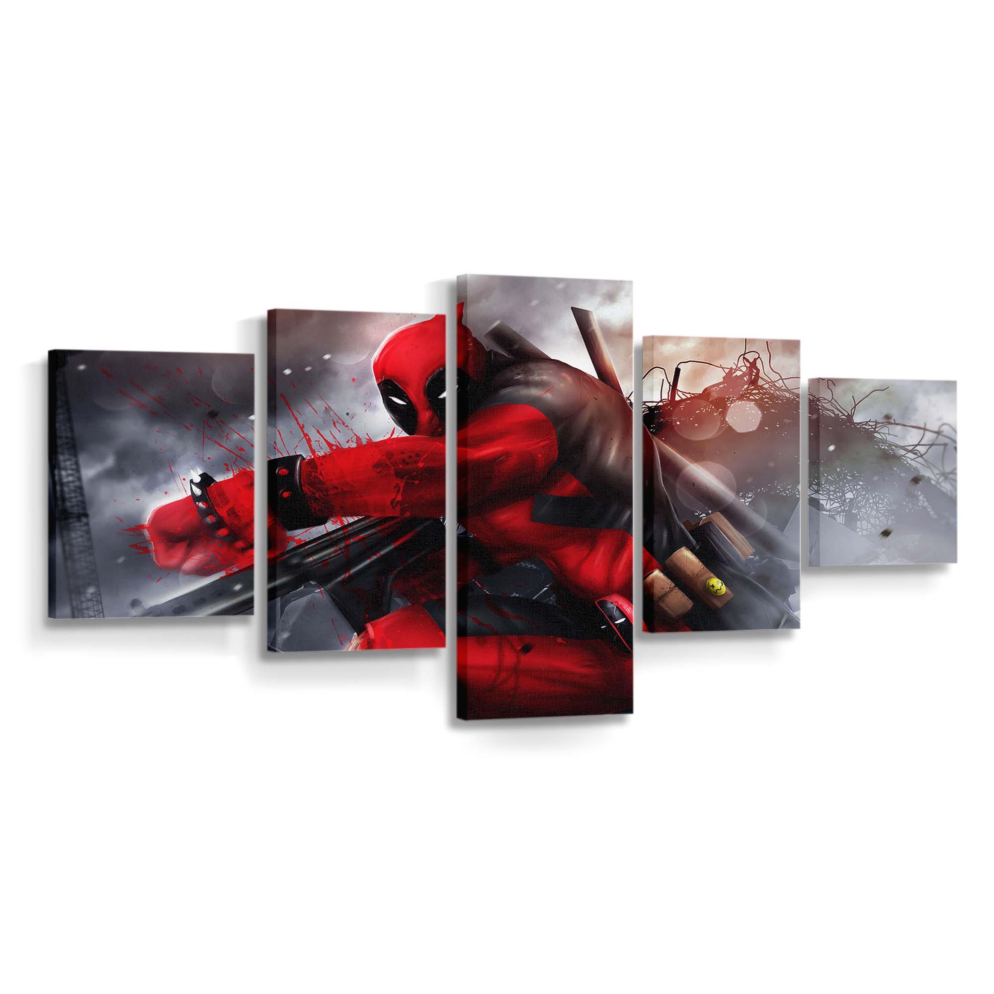 Deadpool Neue Kunst 2 Leinwandbild - Marvel Wanddeko