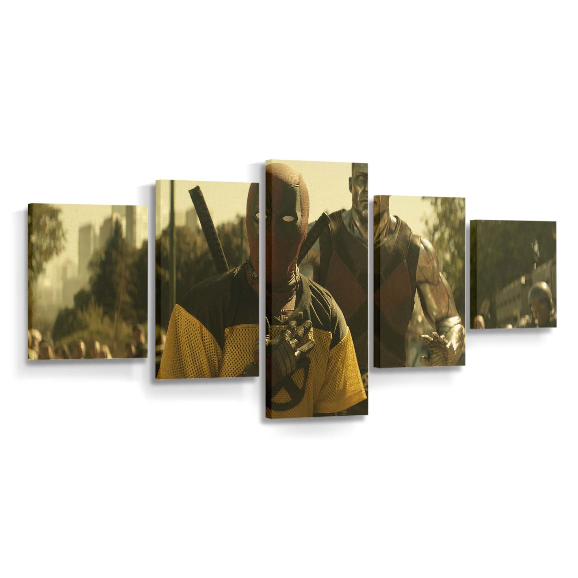 Deadpool und Colossus in Deadpool 2 Leinwandbild - Marvel Wanddeko