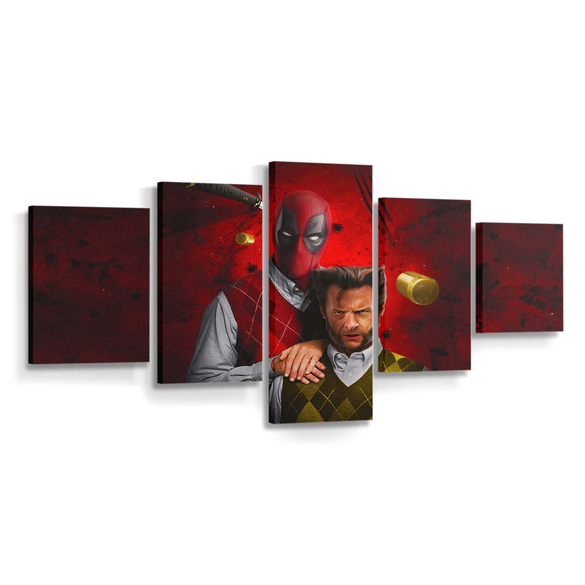 Deadpool und Wolverine Film 2024 2 Leinwandbild - Marvel Wanddeko