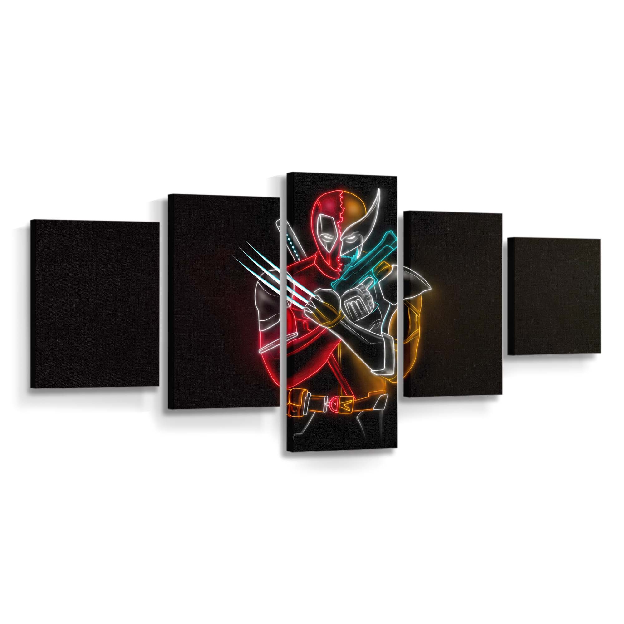 Deadpool und Wolverine Showcase Leinwandbild - Marvel Wanddeko