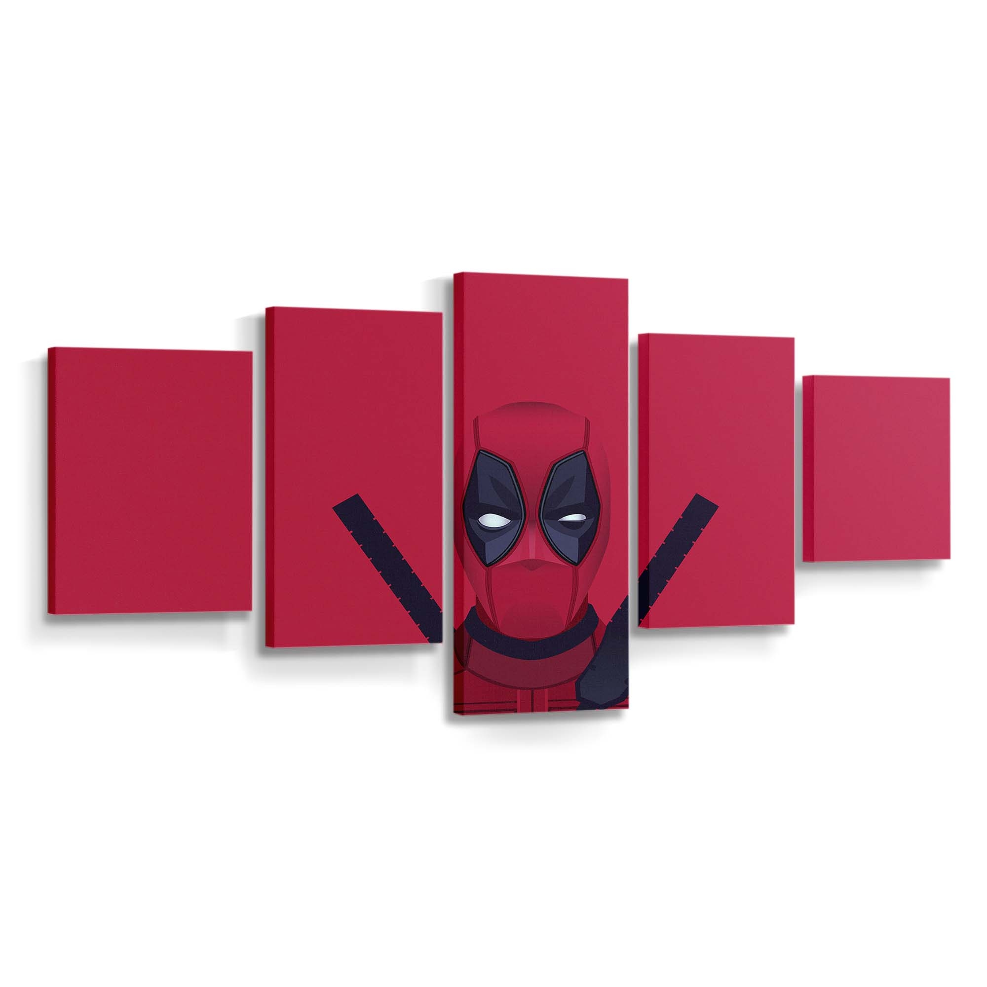 Deadpool Kunst 5 Leinwandbild - Marvel Wanddeko