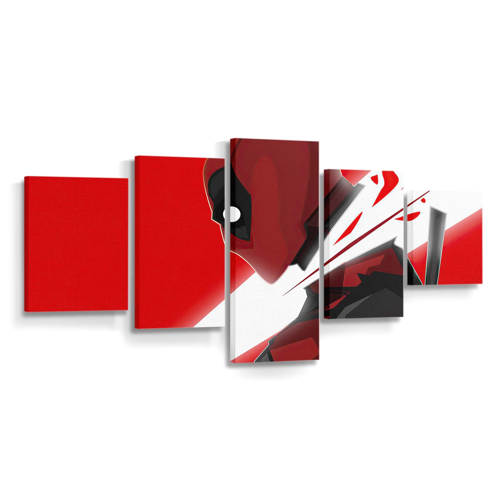 Deadpool Artwork 2020 Minimal Leinwandbild - Marvel Wanddeko