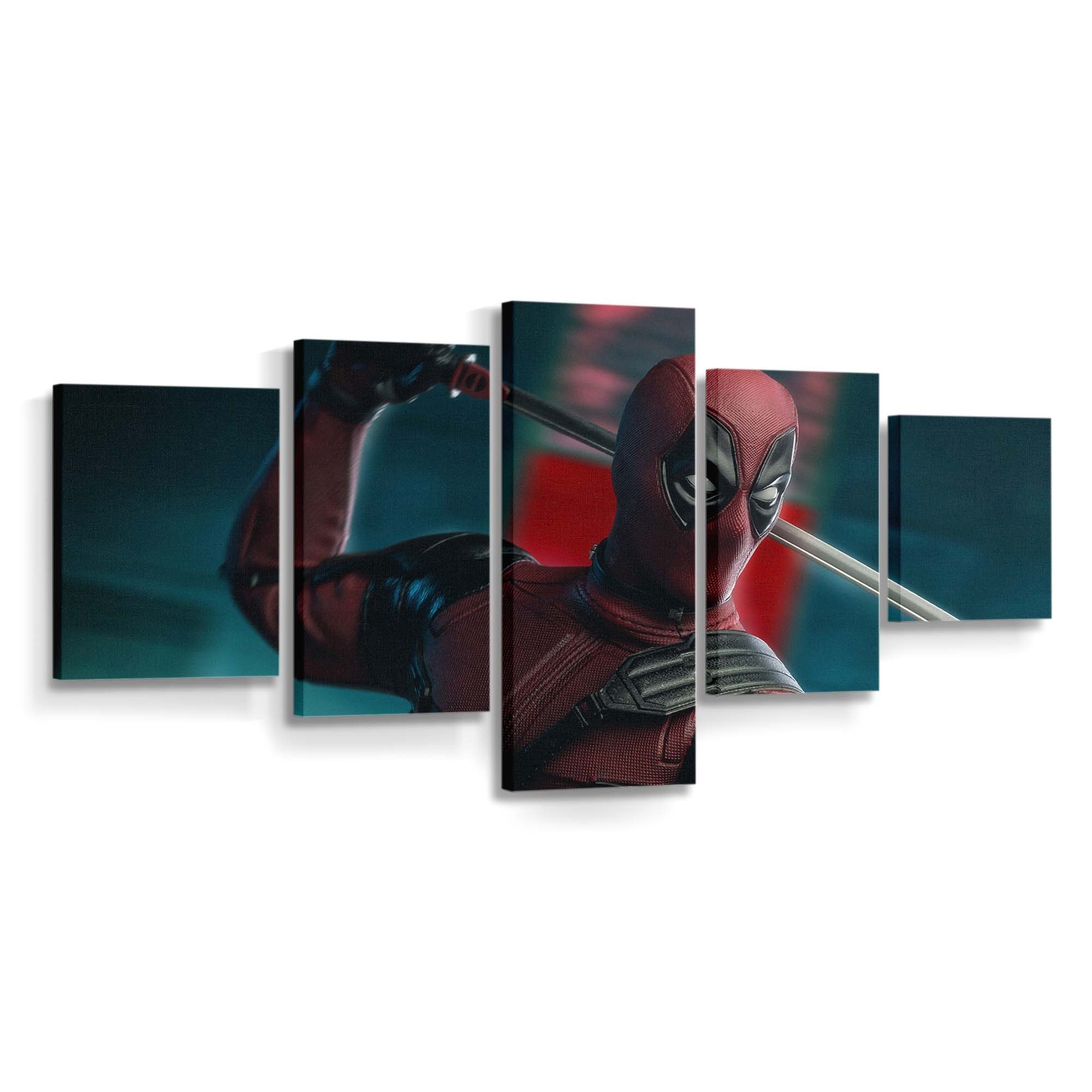 Deadpool Artwork Neu Leinwandbild - Marvel Wanddeko