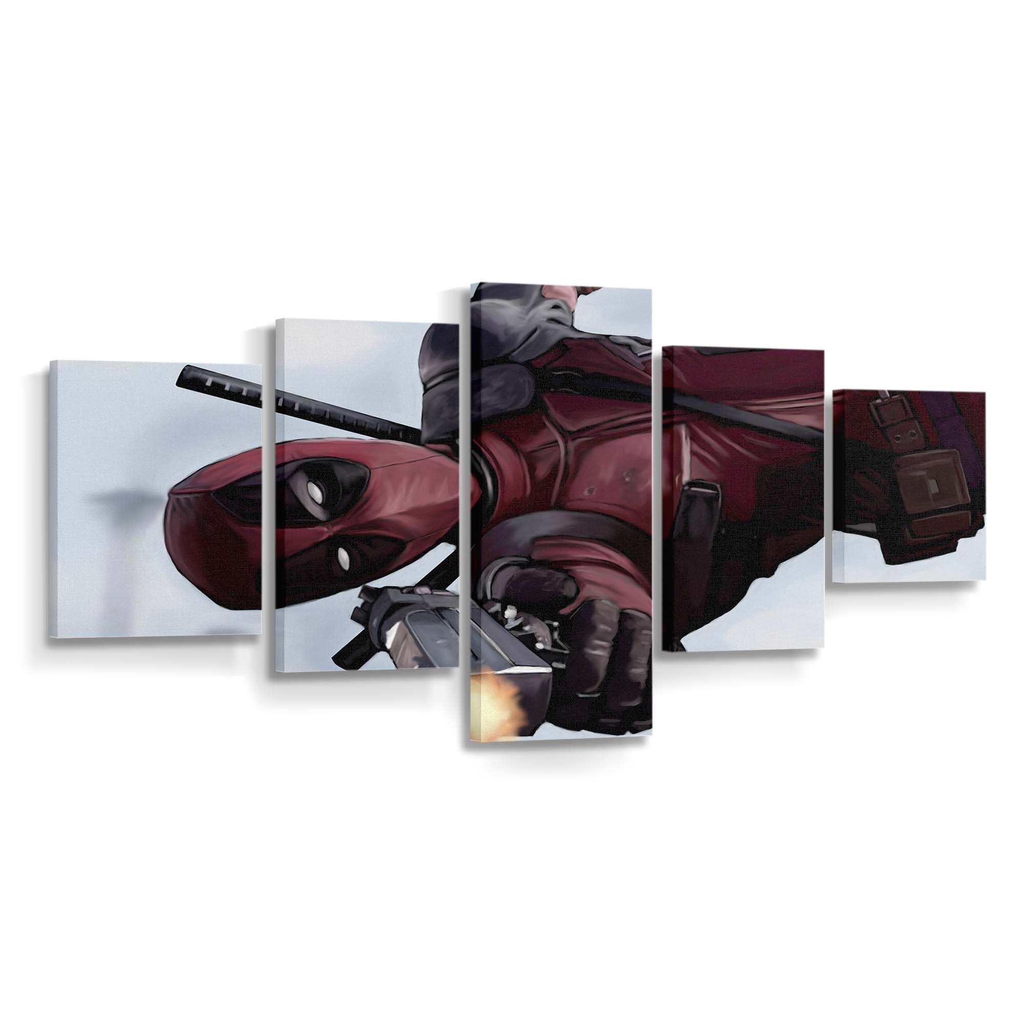 Deadpool Artwork 6 Leinwandbild - Marvel Wanddeko