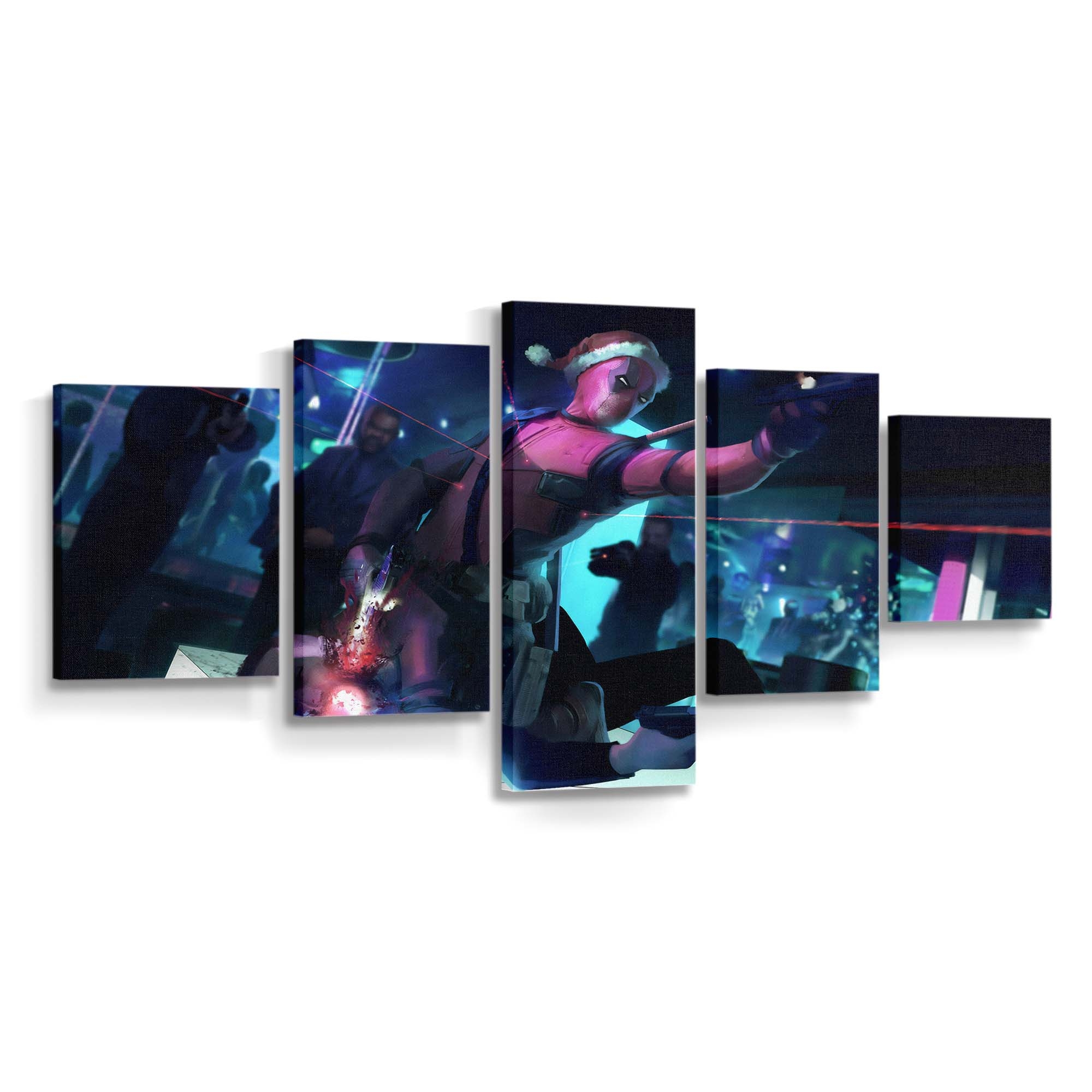 Deadpool als John Wick Leinwandbild - Marvel Wanddeko