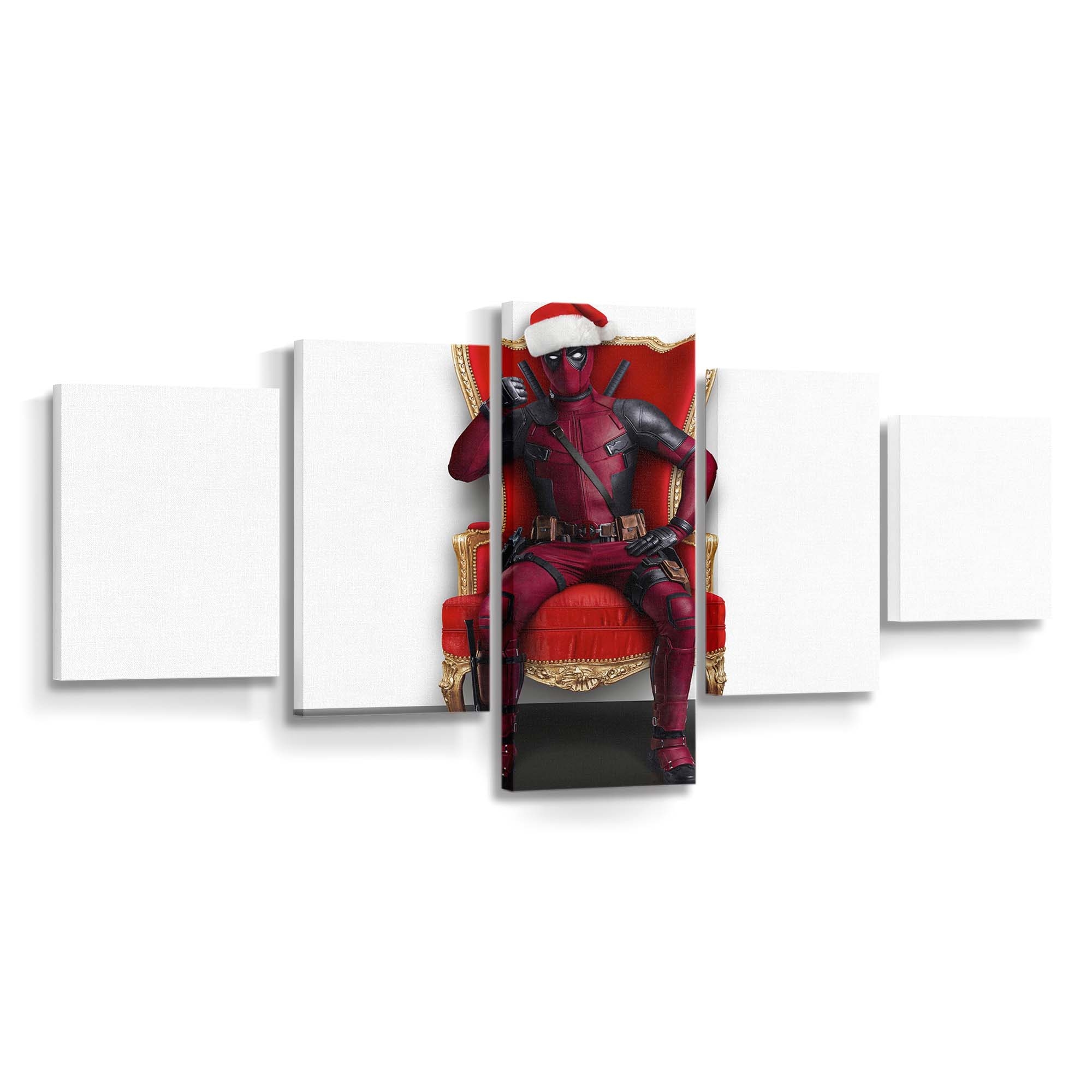 Deadpool: Weihnachten Leinwandbild - Marvel Wanddeko