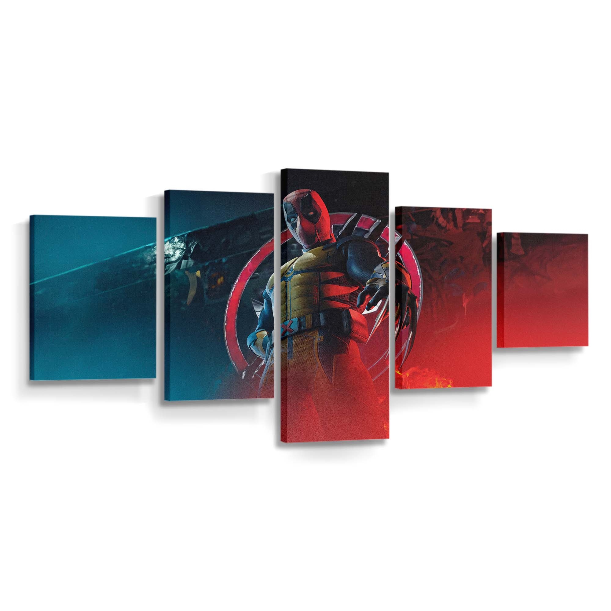 Deadpool: Klauen des Chaos Leinwandbild - Marvel Wanddeko