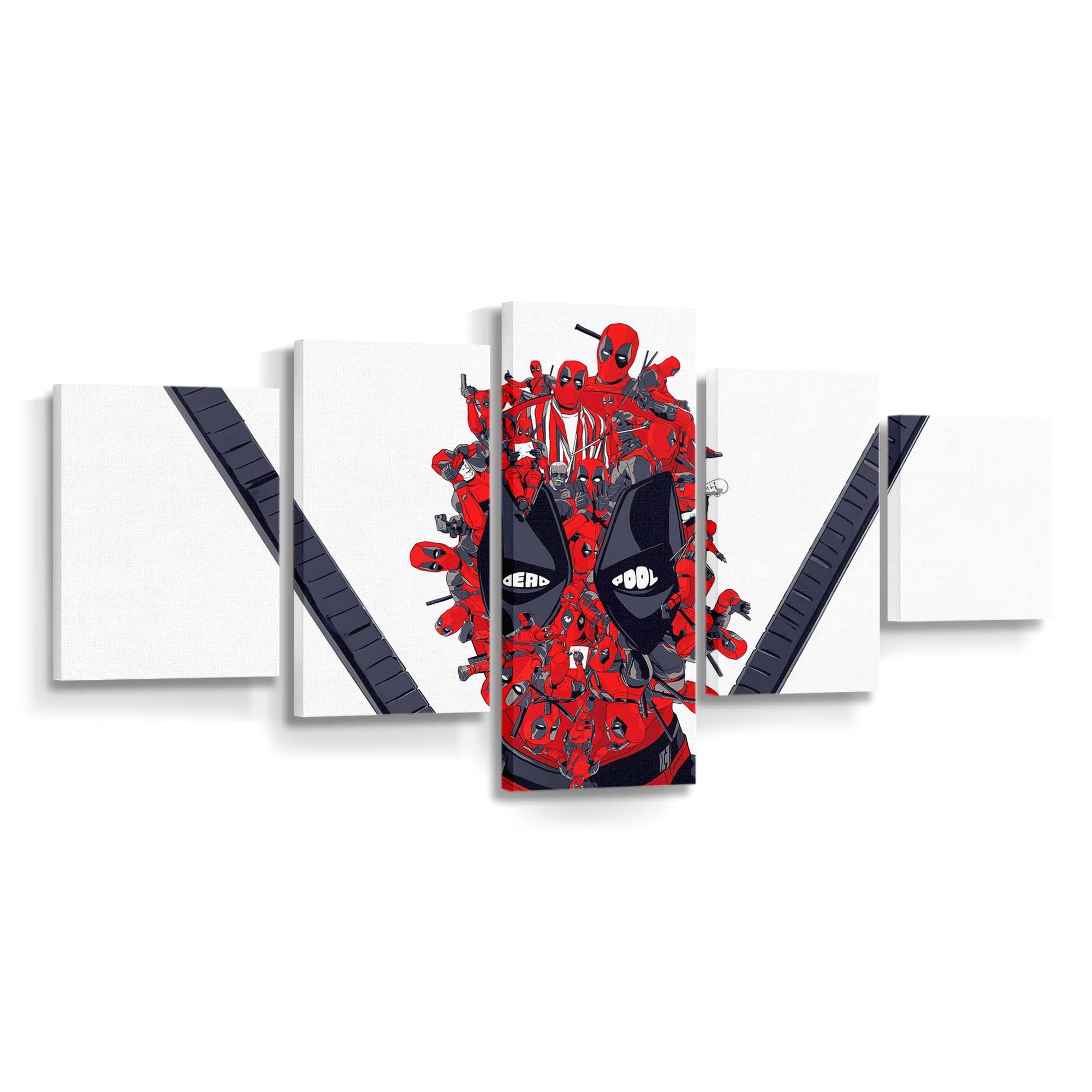 Deadpool: Comic-Film Leinwandbild - Marvel Wanddeko