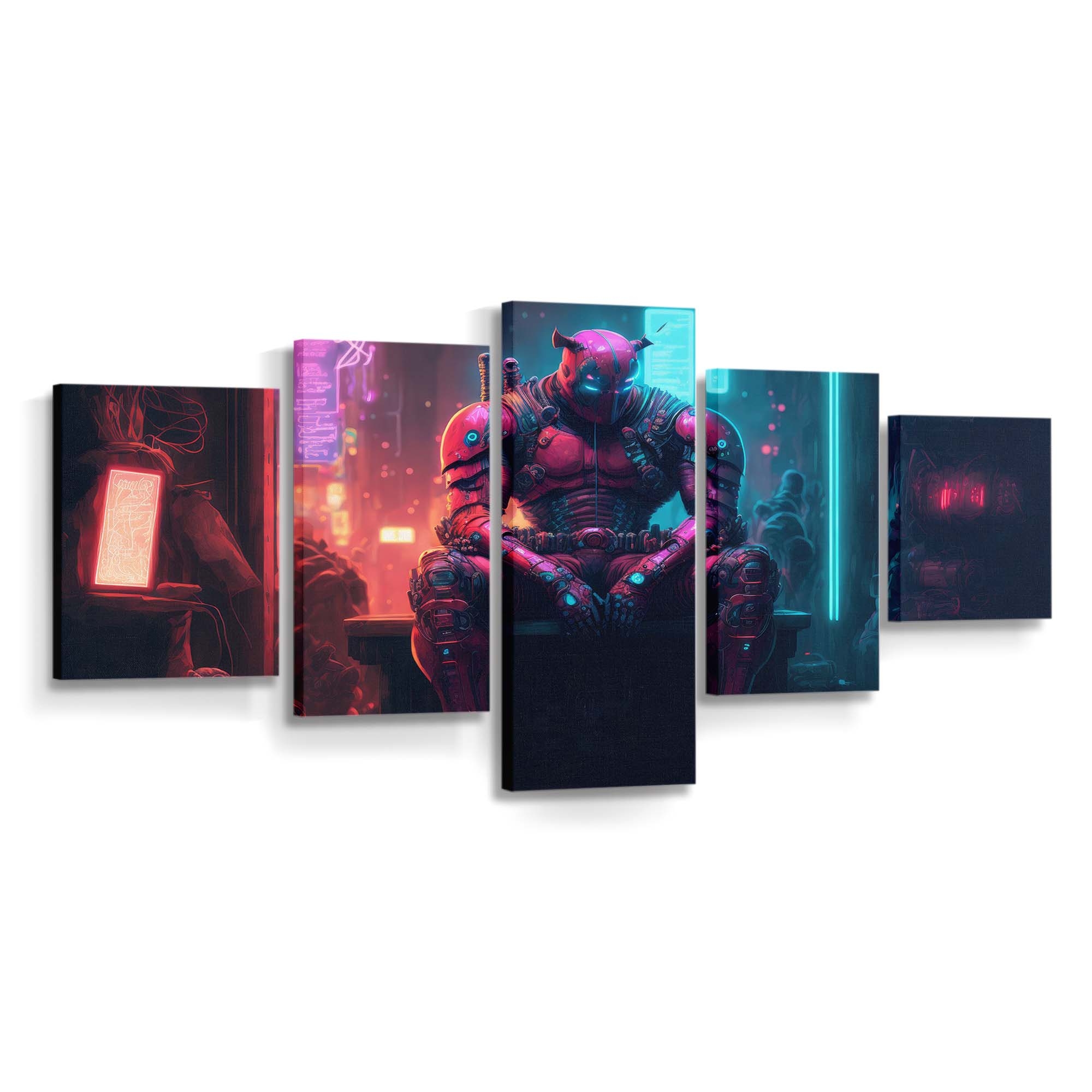 Deadpool fühlt sich niedergeschlagen Leinwandbild - Marvel Wanddeko