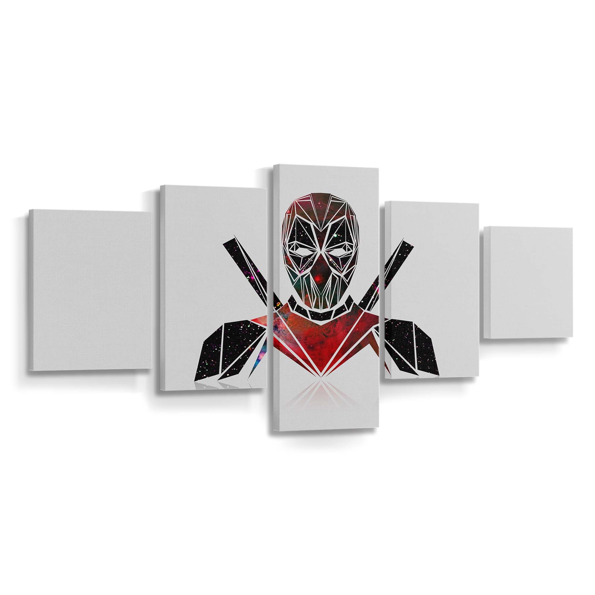 Deadpool Galaxy Artwork Leinwandbild - Marvel Wanddeko