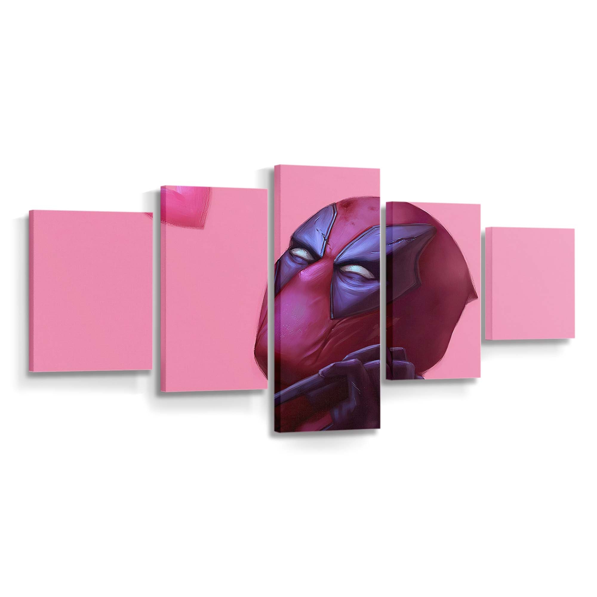 Deadpool verliebt Leinwandbild - Marvel Wanddeko