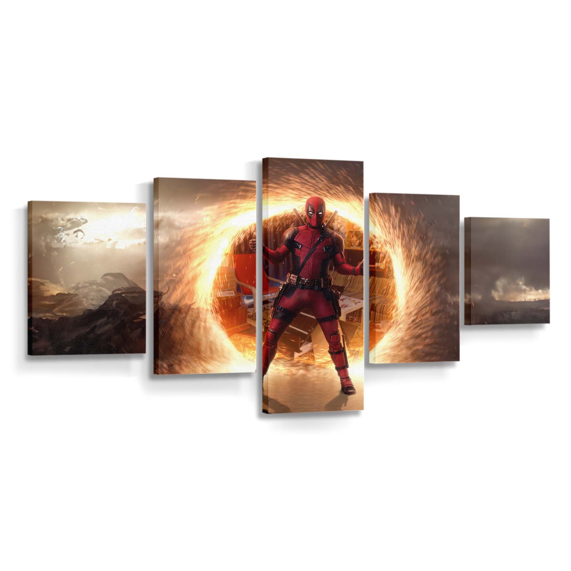 Deadpool Infinite Reality Leinwandbild - Marvel Wanddeko