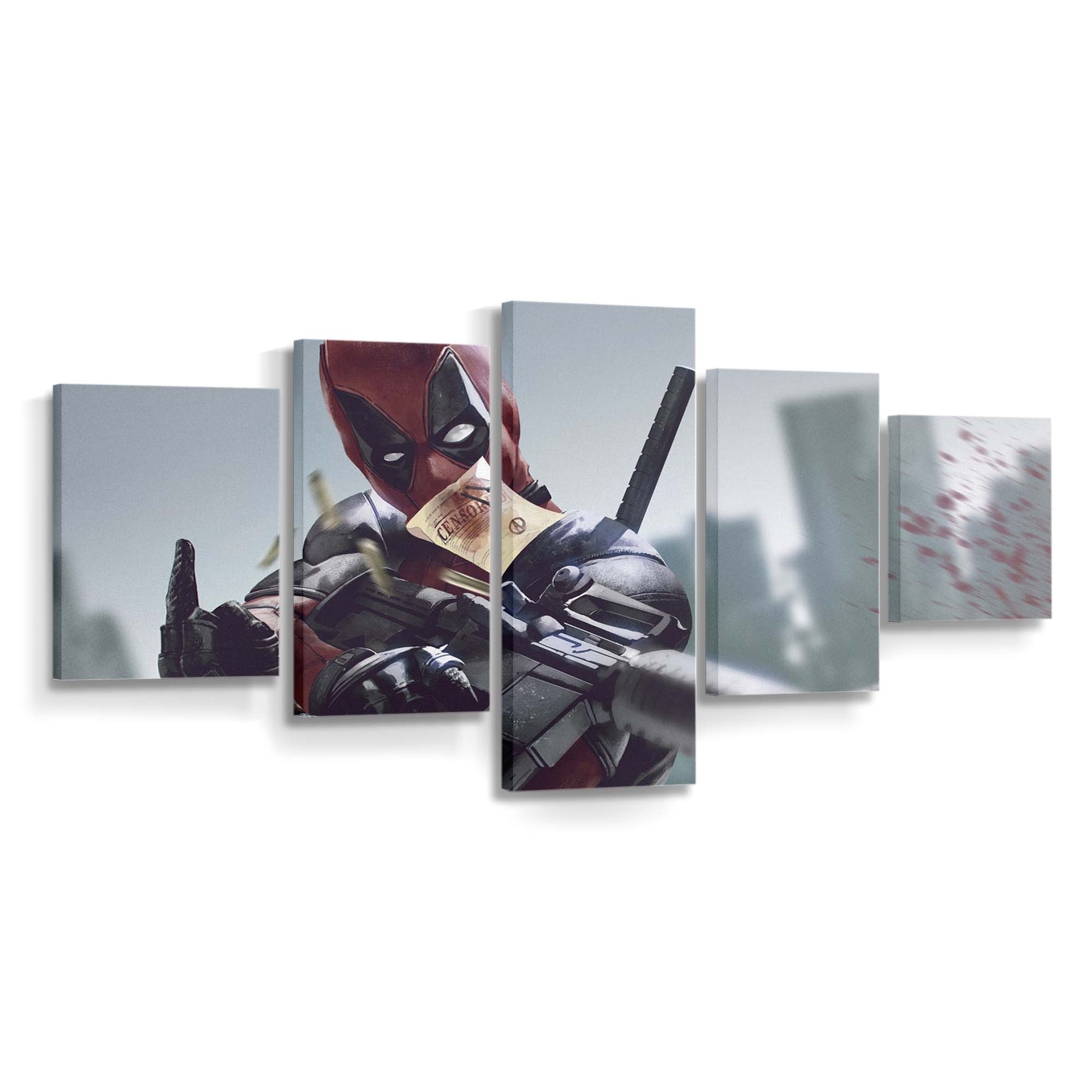 Deadpool spät Leinwandbild - Marvel Wanddeko