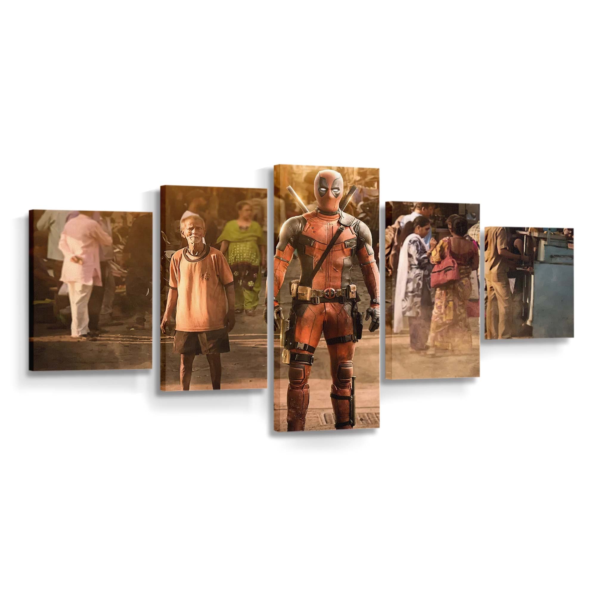 Deadpool Leben Leinwandbild - Marvel Wanddeko