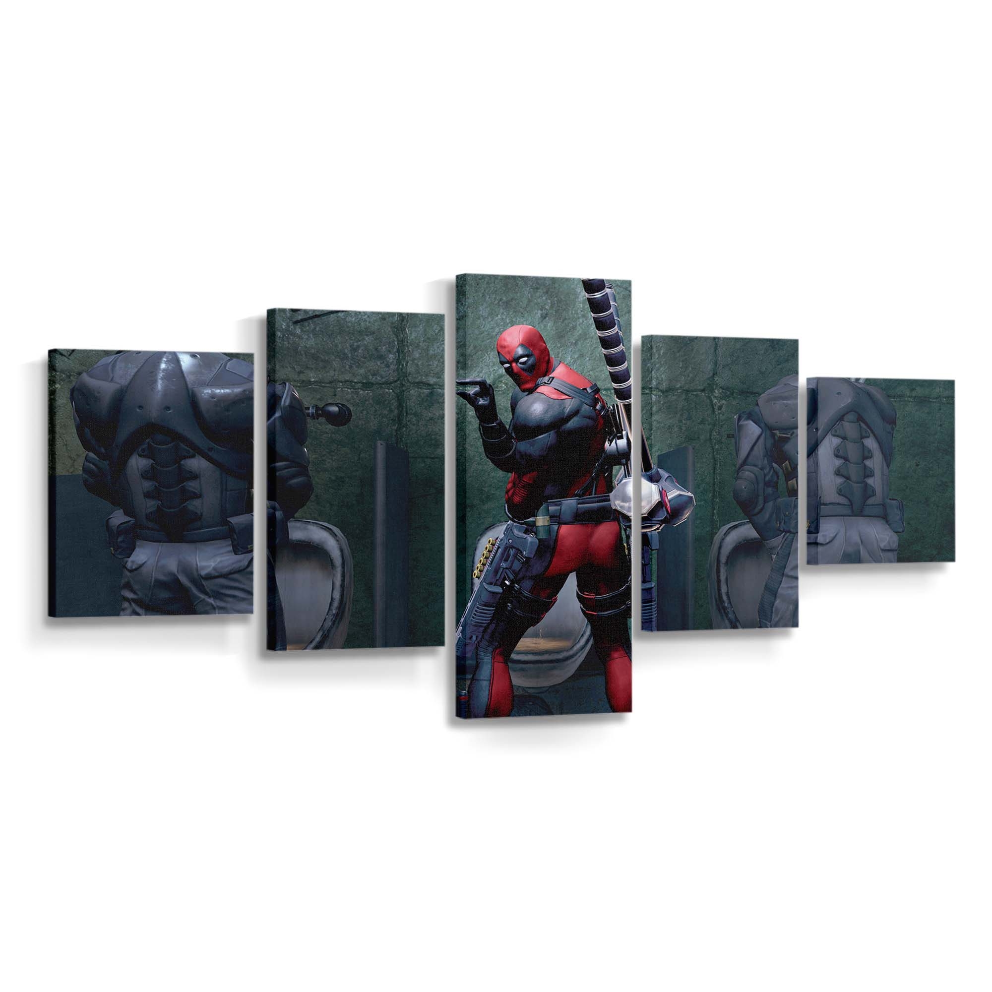 Deadpool Lol Wi Leinwandbild - Marvel Wanddeko