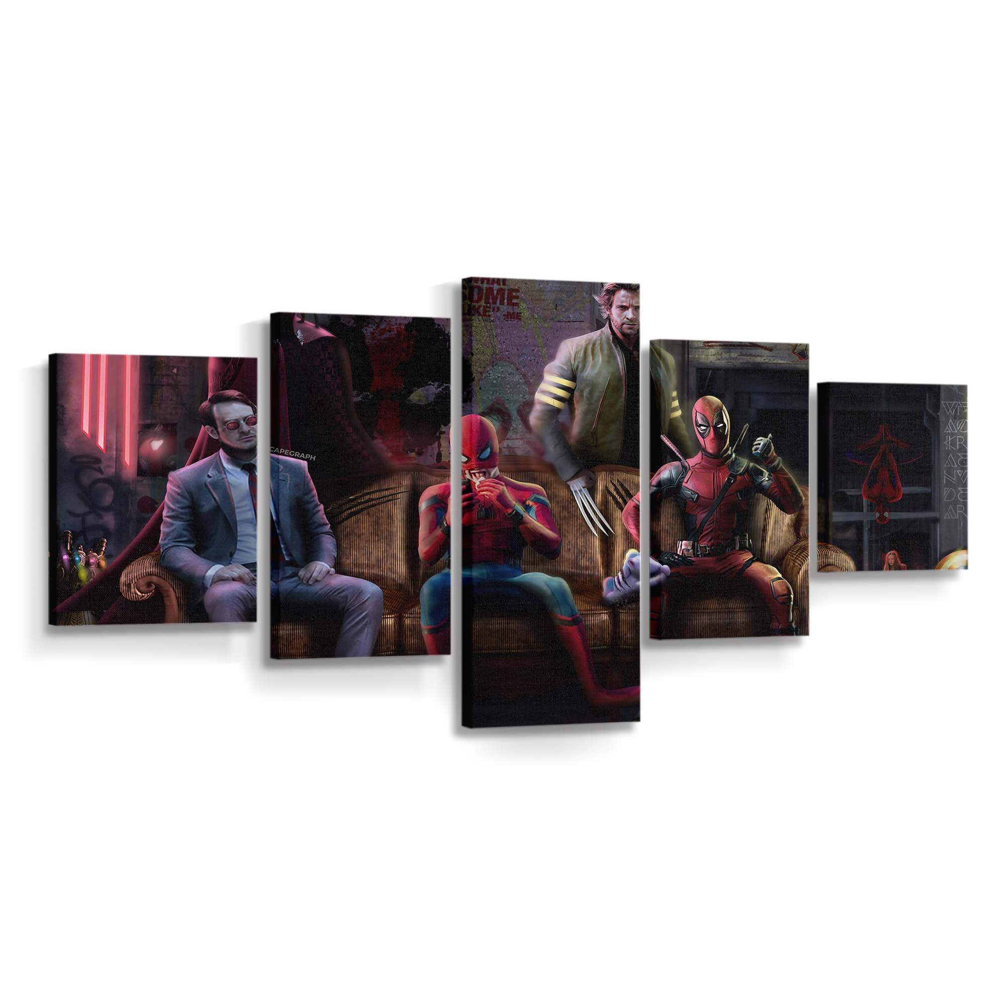 Deadpool MCU Club Leinwandbild - Marvel Wanddeko