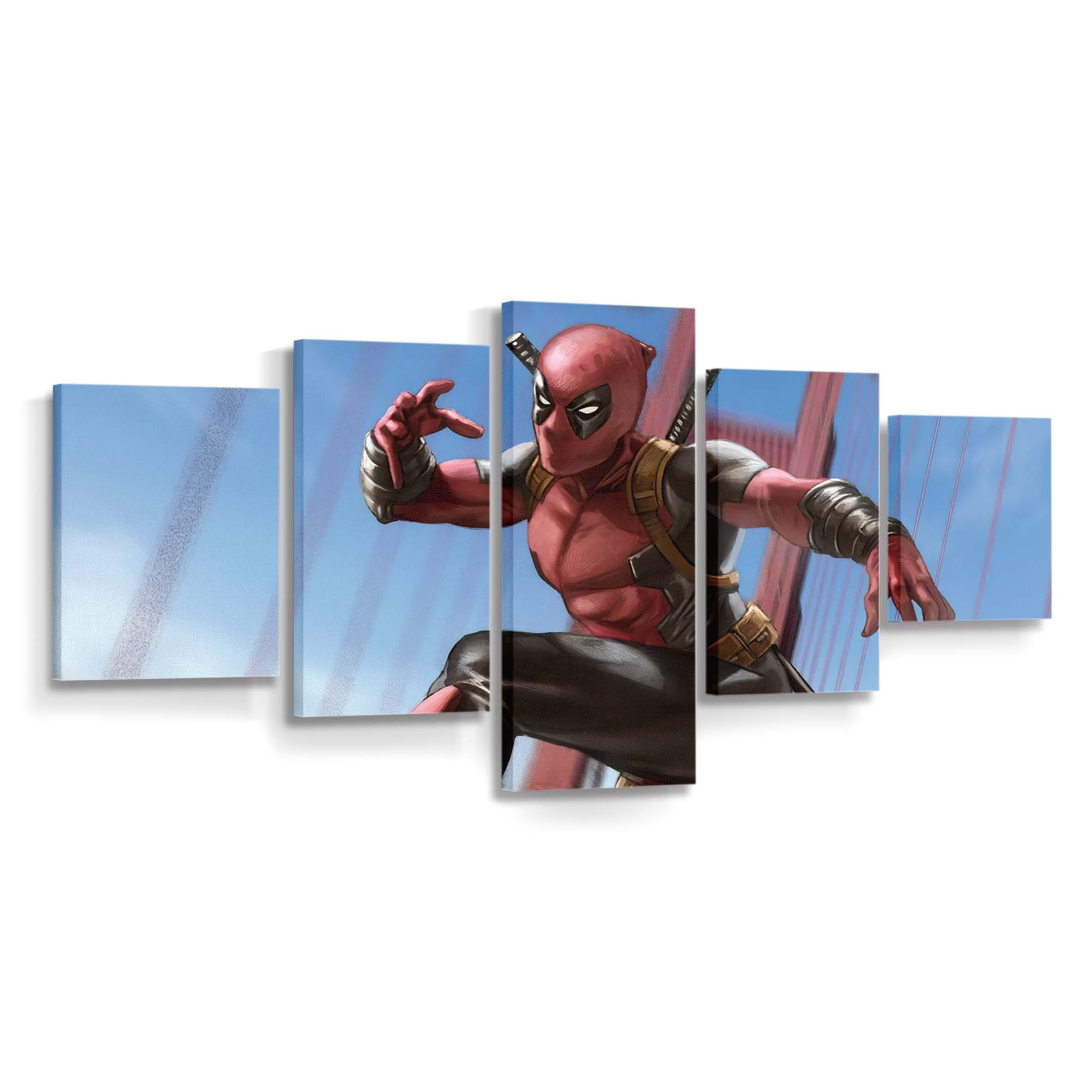 Deadpool Neue Art 4 Leinwandbild - Marvel Wanddeko