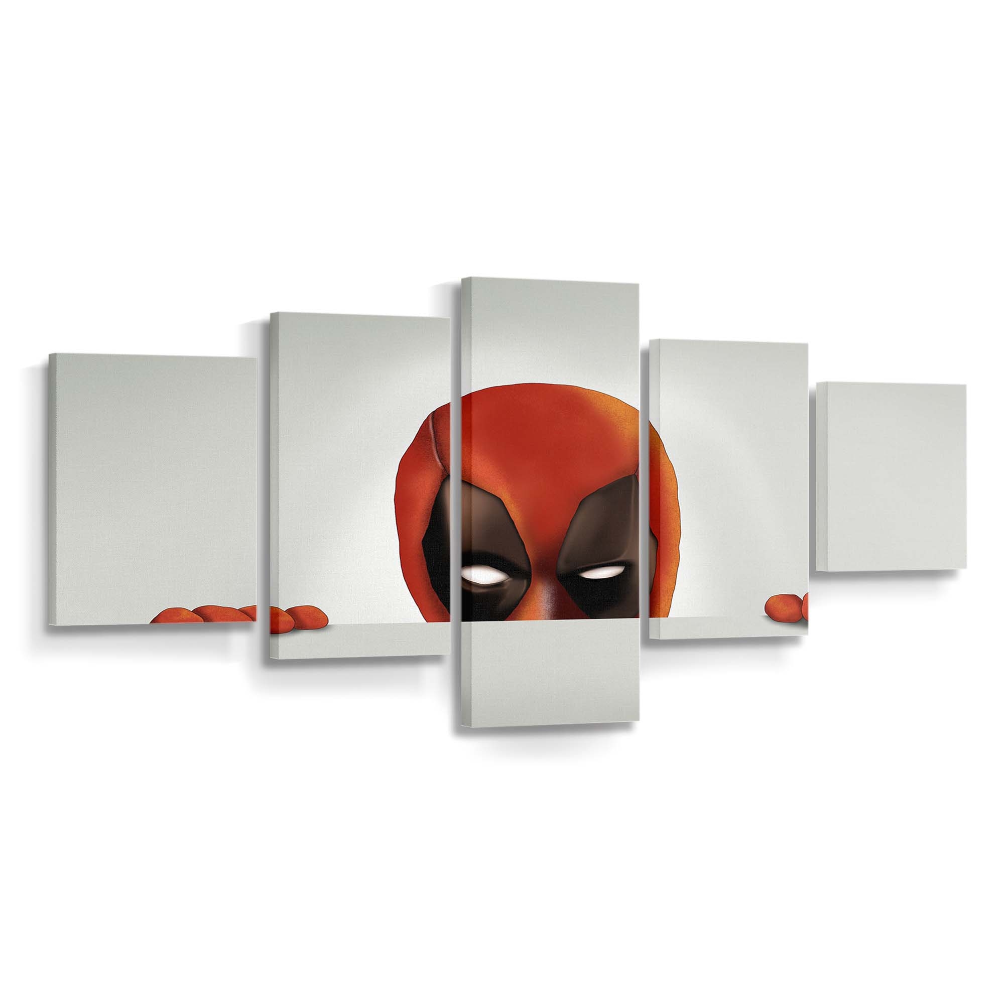 Deadpool beim Spähen Leinwandbild - Marvel Wanddeko