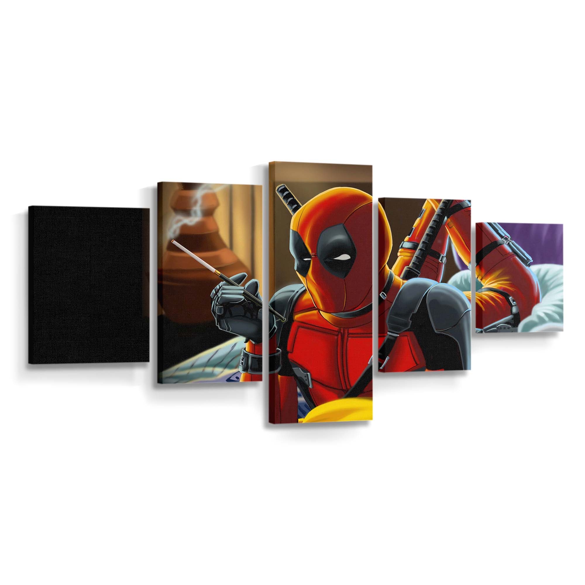 Deadpool Pool Fiction Leinwandbild - Marvel Wanddeko
