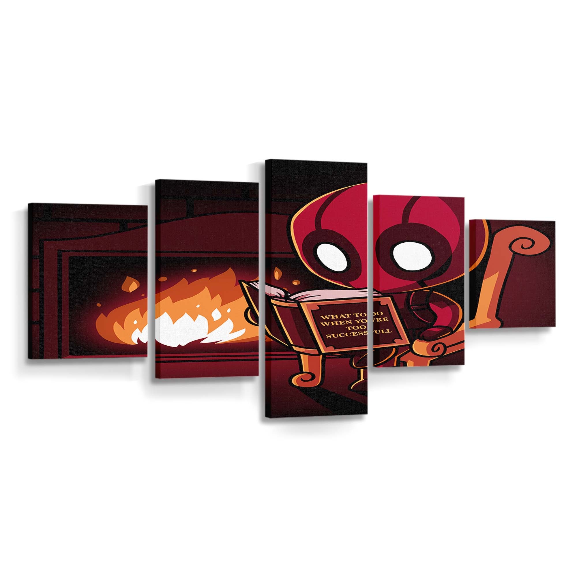 Deadpool Secret of Success Leinwandbild - Marvel Wanddeko