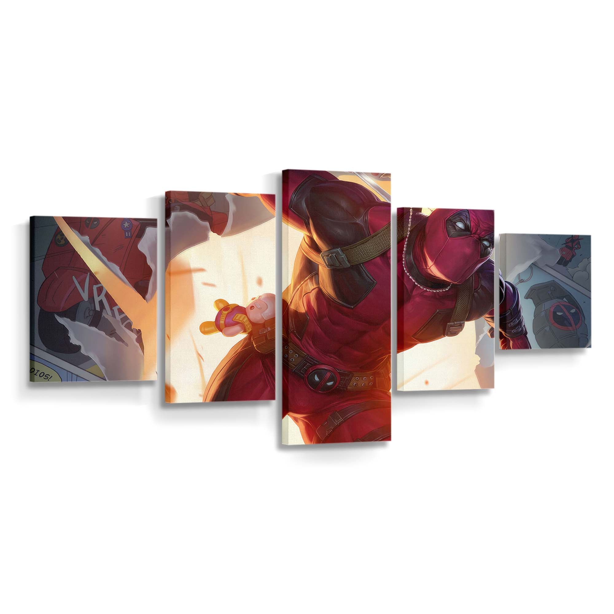 Deadpool: Der unkonventionelle Kämpfer Leinwandbild - Marvel Wanddeko