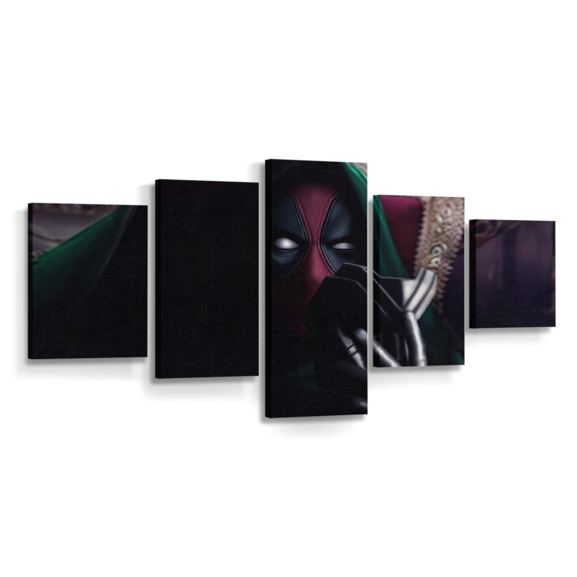 Deadpool: Unkonventionell Leinwandbild - Marvel Wanddeko