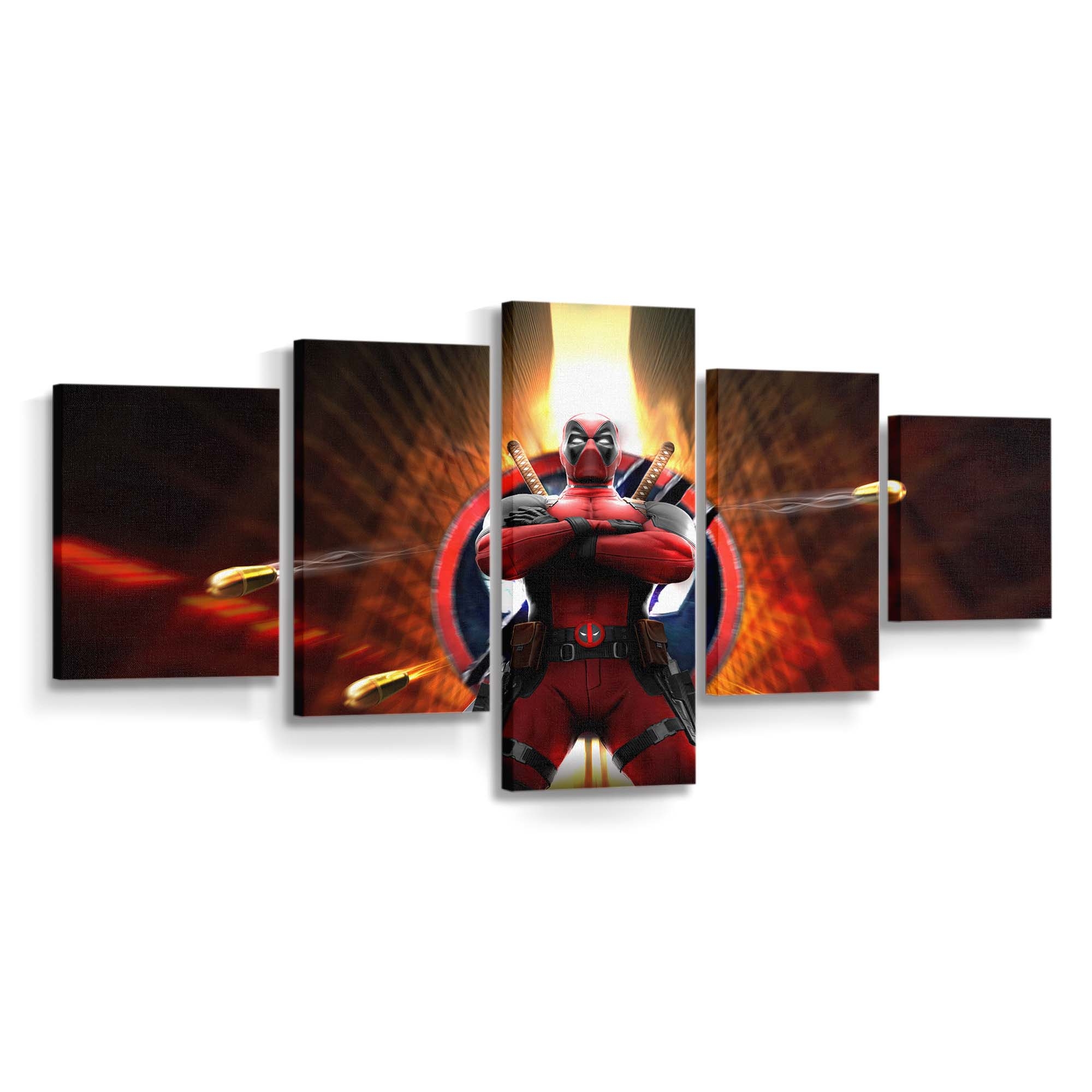 Deadpool: Welle der Wunder Leinwandbild - Marvel Wanddeko