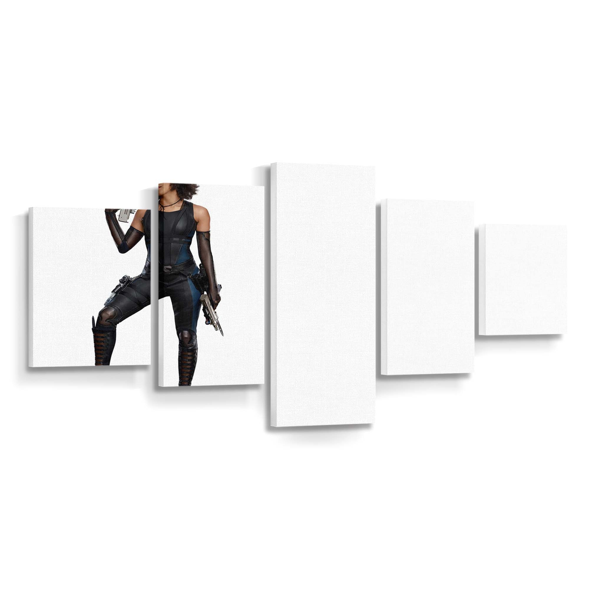 Domino und Deadpool in Deadpool 2 Leinwandbild - Marvel Wanddeko