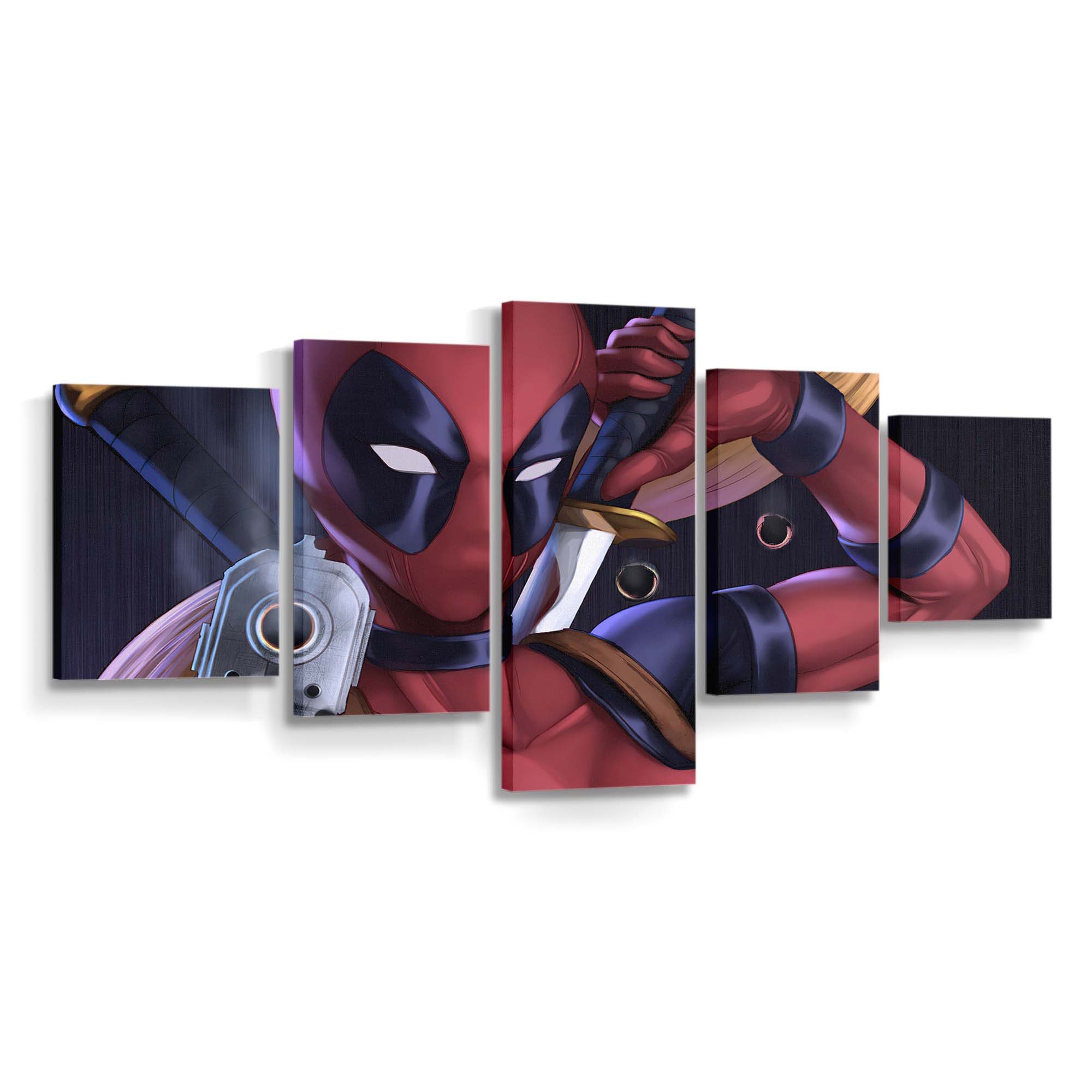 Lady Deadpool Artwork Leinwandbild - Marvel Wanddeko