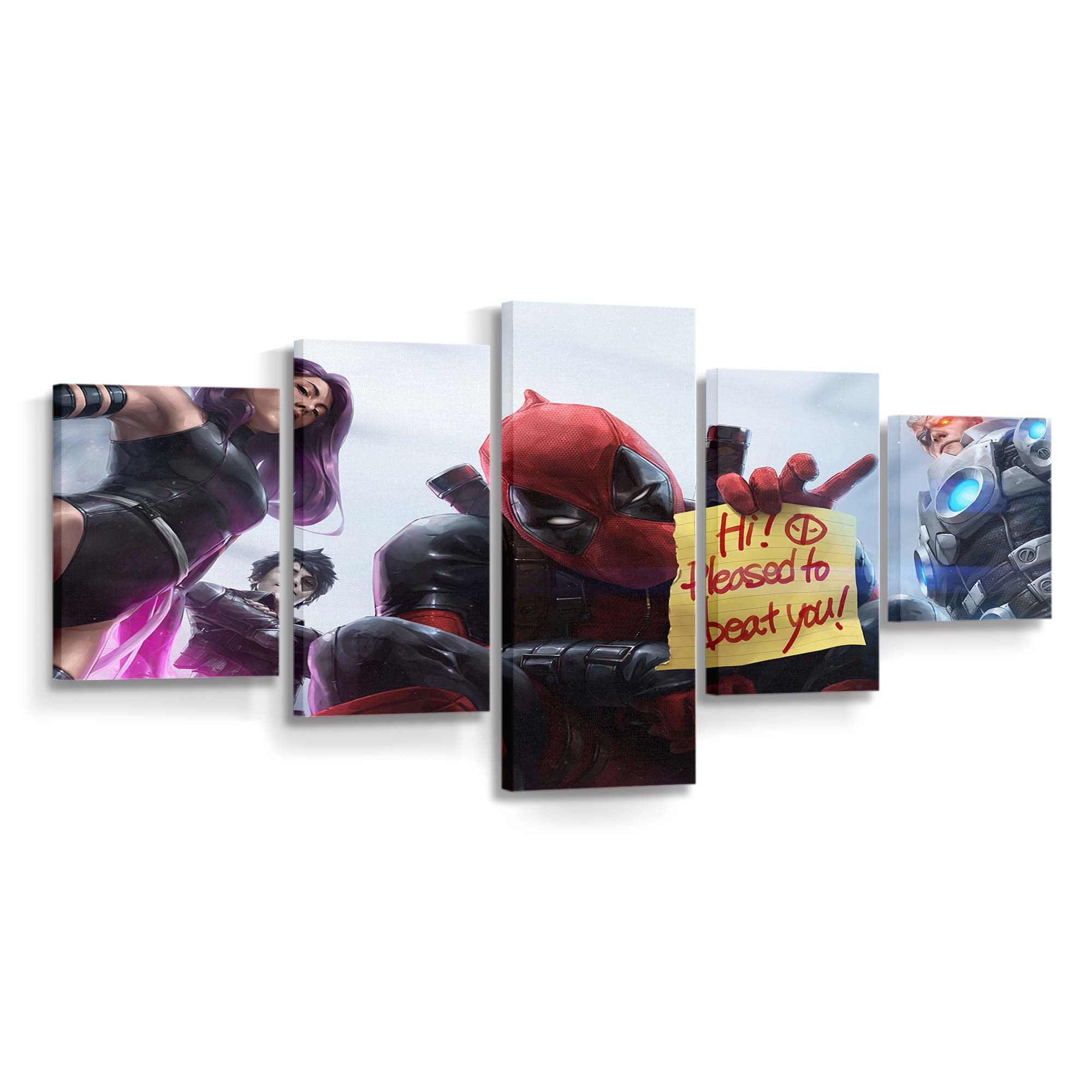 Marvel Heroes Omega Wi Leinwandbild - Marvel Wanddeko