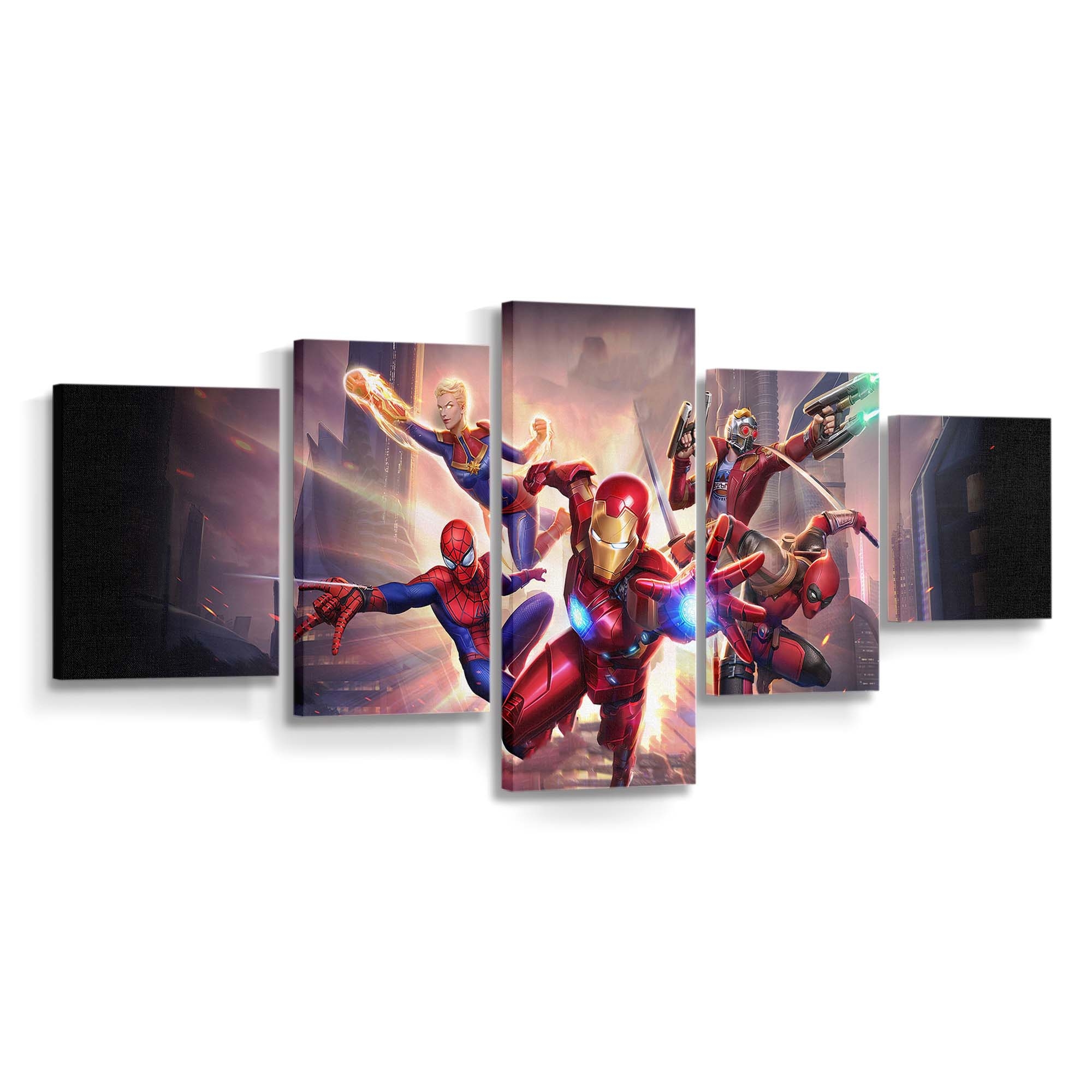 Marvel Super War Deadpool Leinwandbild - Marvel Wanddeko