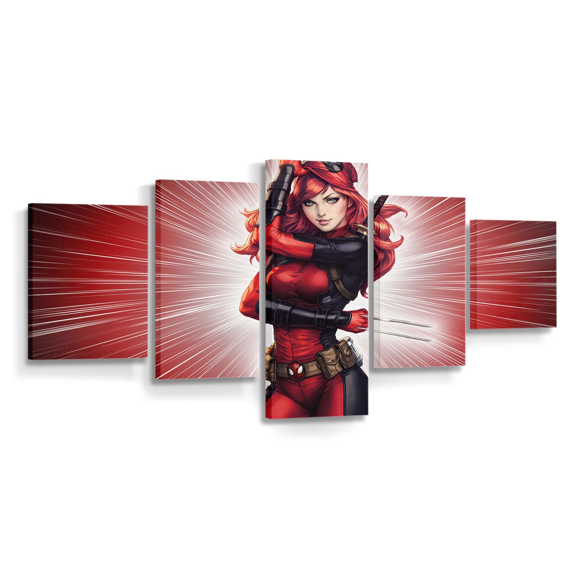 Mönch Deadpool Faust Leinwandbild - Marvel Wanddeko