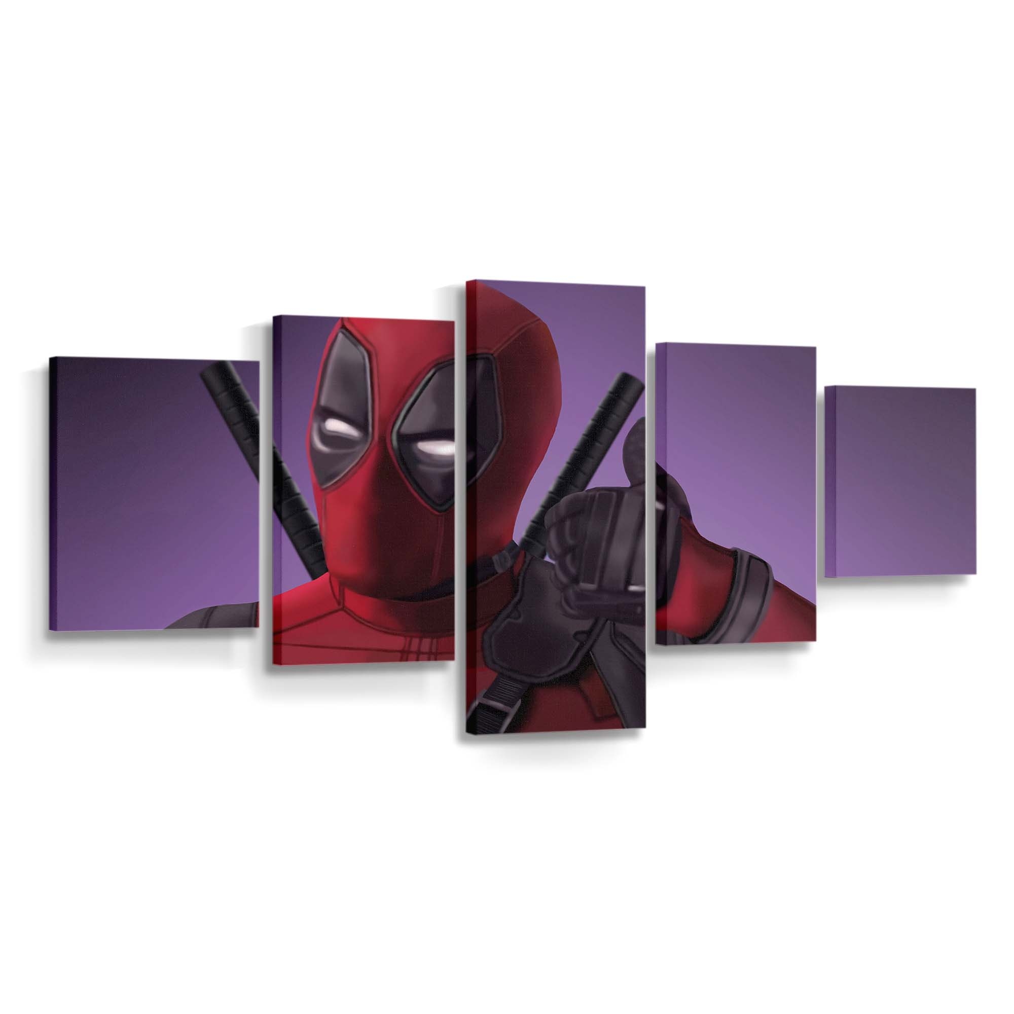 Neue Deadpool-Artworks 2 Leinwandbild - Marvel Wanddeko