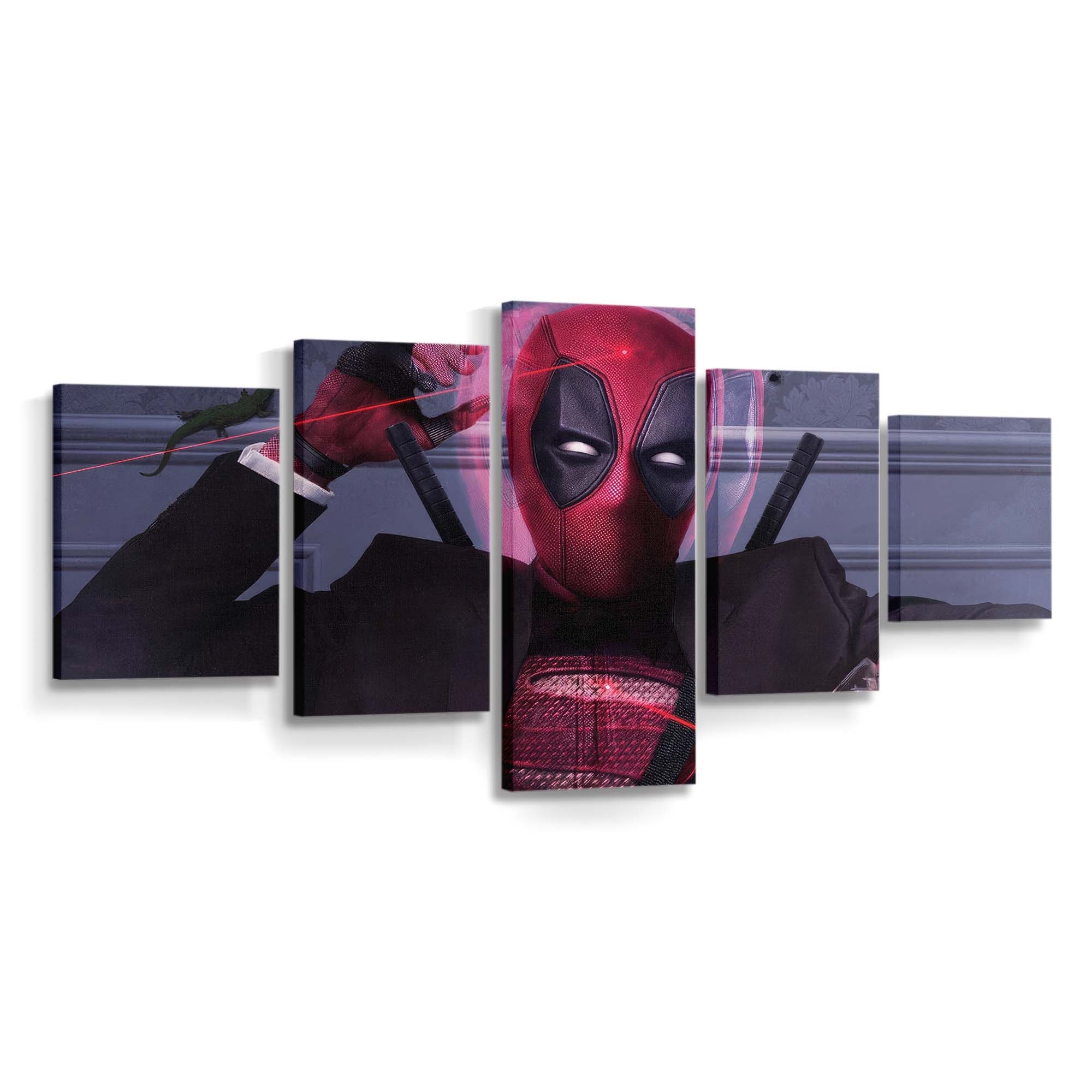 Die Deadpool-Artworks 2 Leinwandbild - Marvel Wanddeko