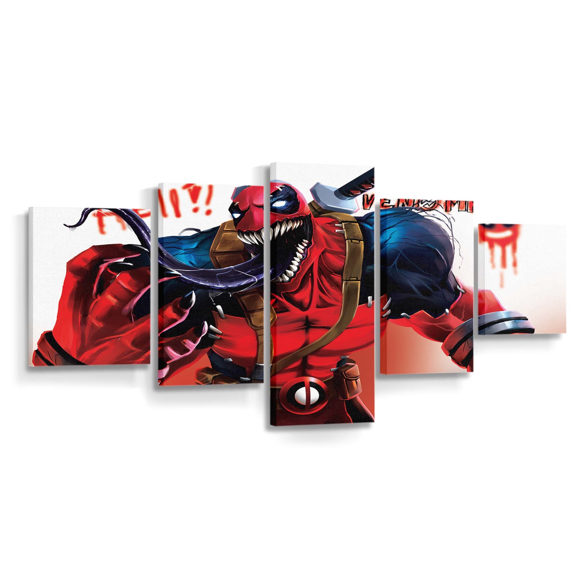 Venompool-Kunstwerk Leinwandbild - Marvel Wanddeko
