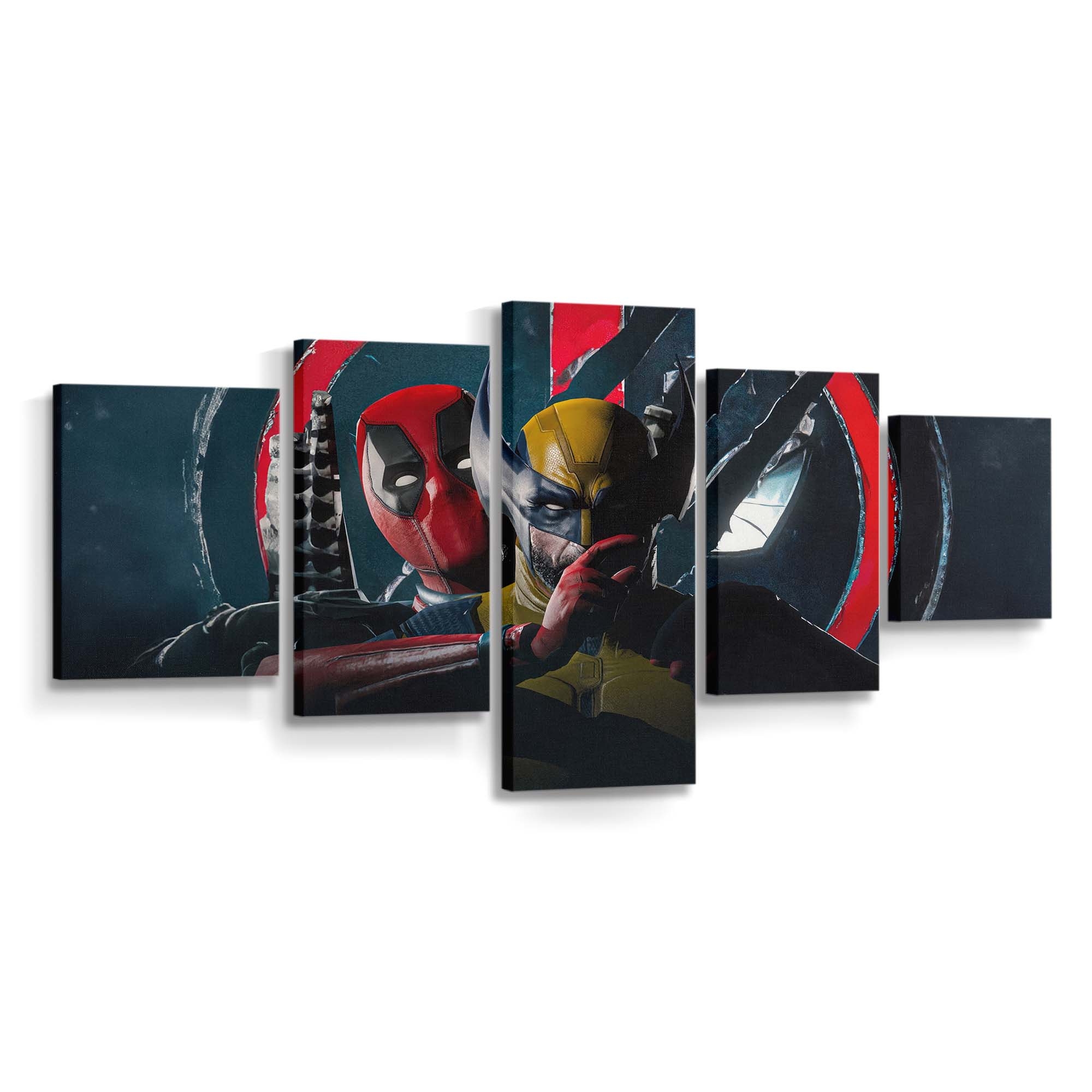 Wolverine und Deadpool: Krawall Leinwandbild - Marvel Wanddeko