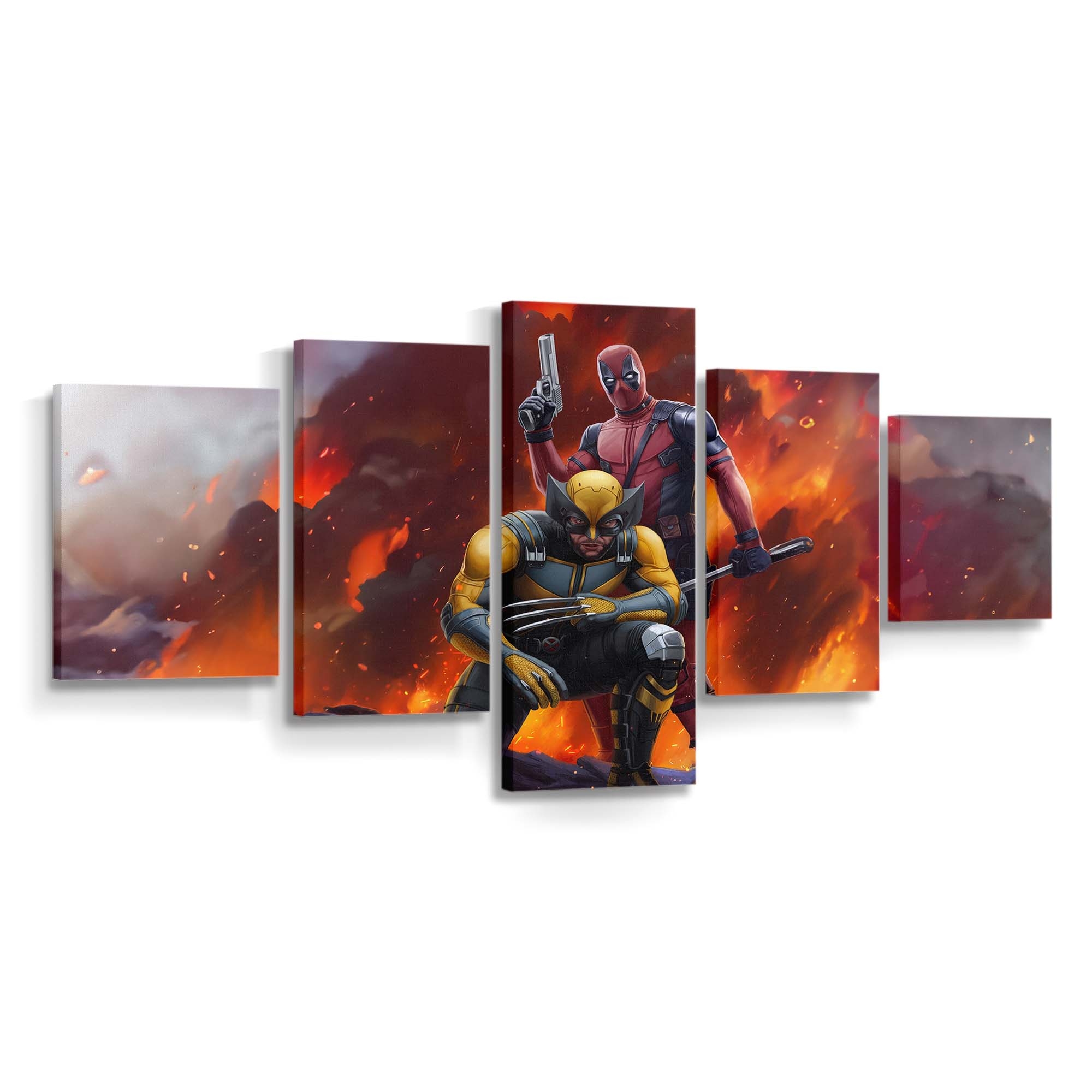 Wolverine und Deadpool: Unaufhaltsam Leinwandbild - Marvel Wanddeko