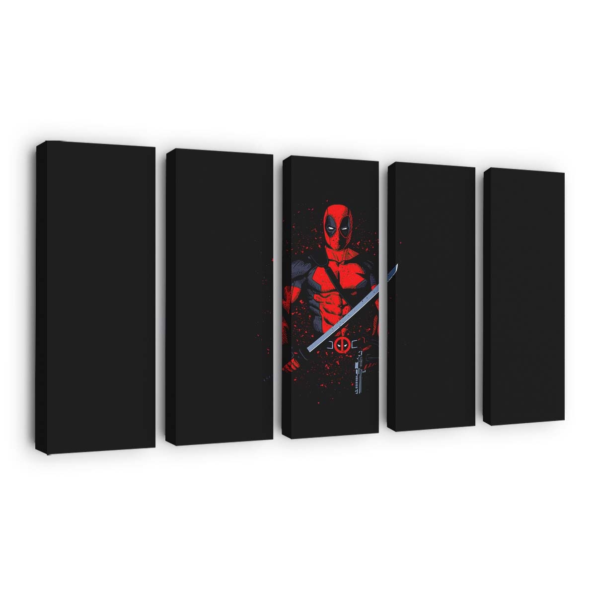 Deadpool Minimalismus 2020 Leinwandbild - Marvel Wanddeko