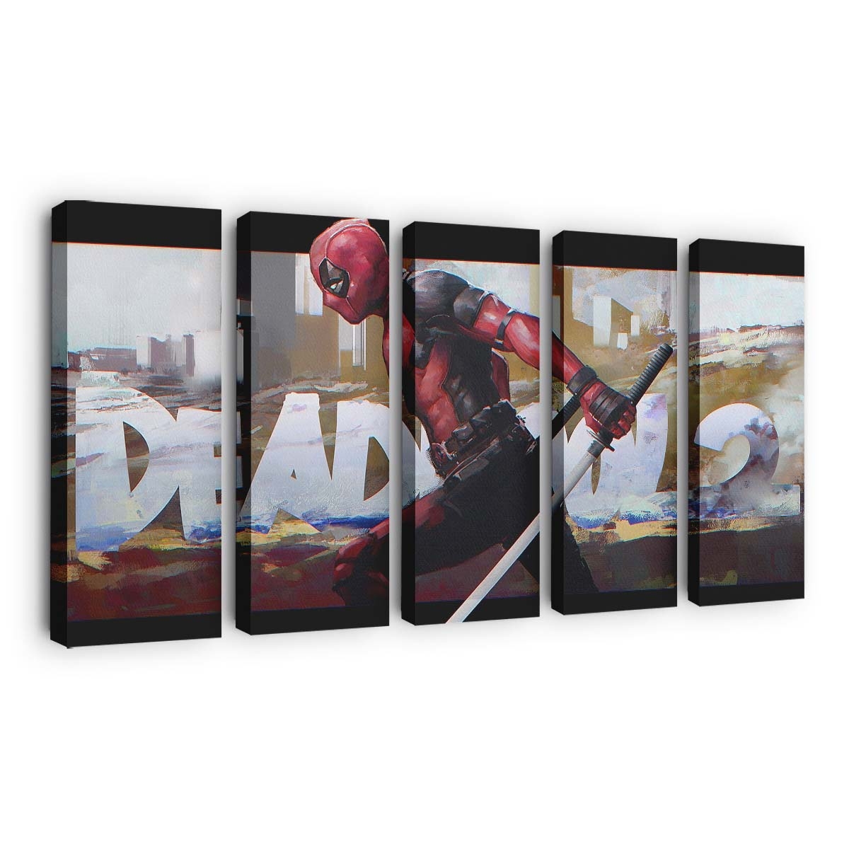 Deadpool 2 Artwork 3 Leinwandbild - Marvel Wanddeko