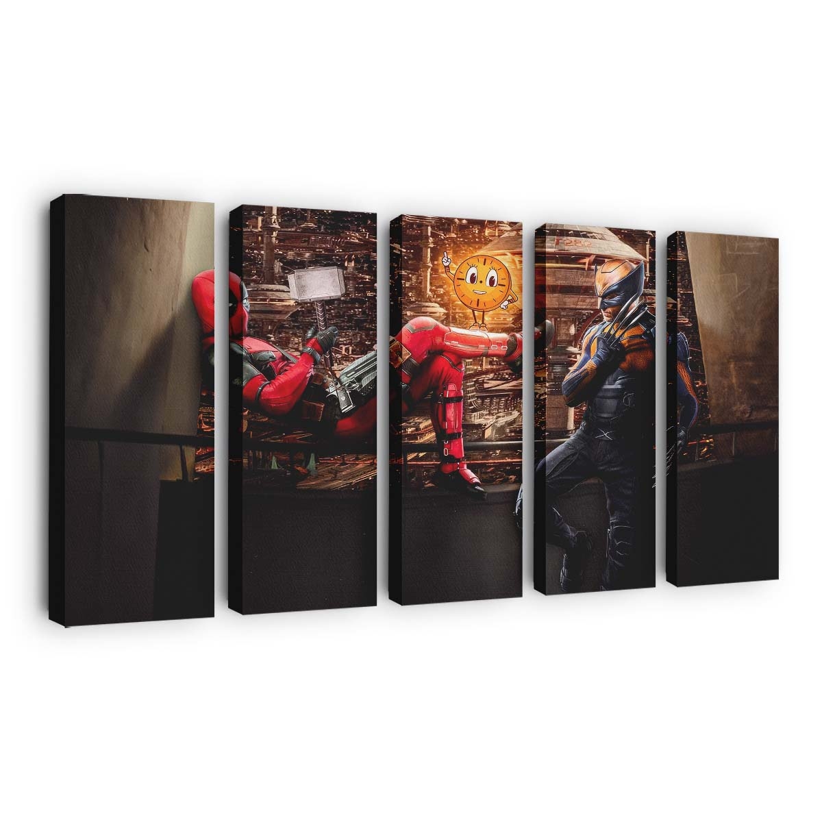 Deadpool 3 2024 Artwork Leinwandbild - Marvel Wanddeko